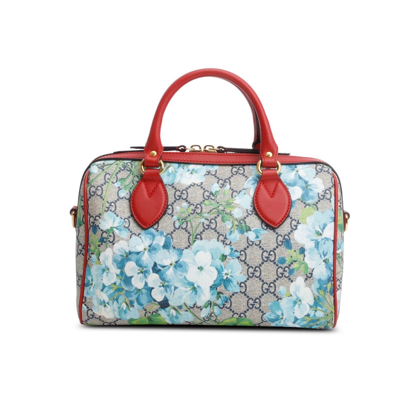 Gucci GG Supreme Monogram Blooms Small Boston Bag