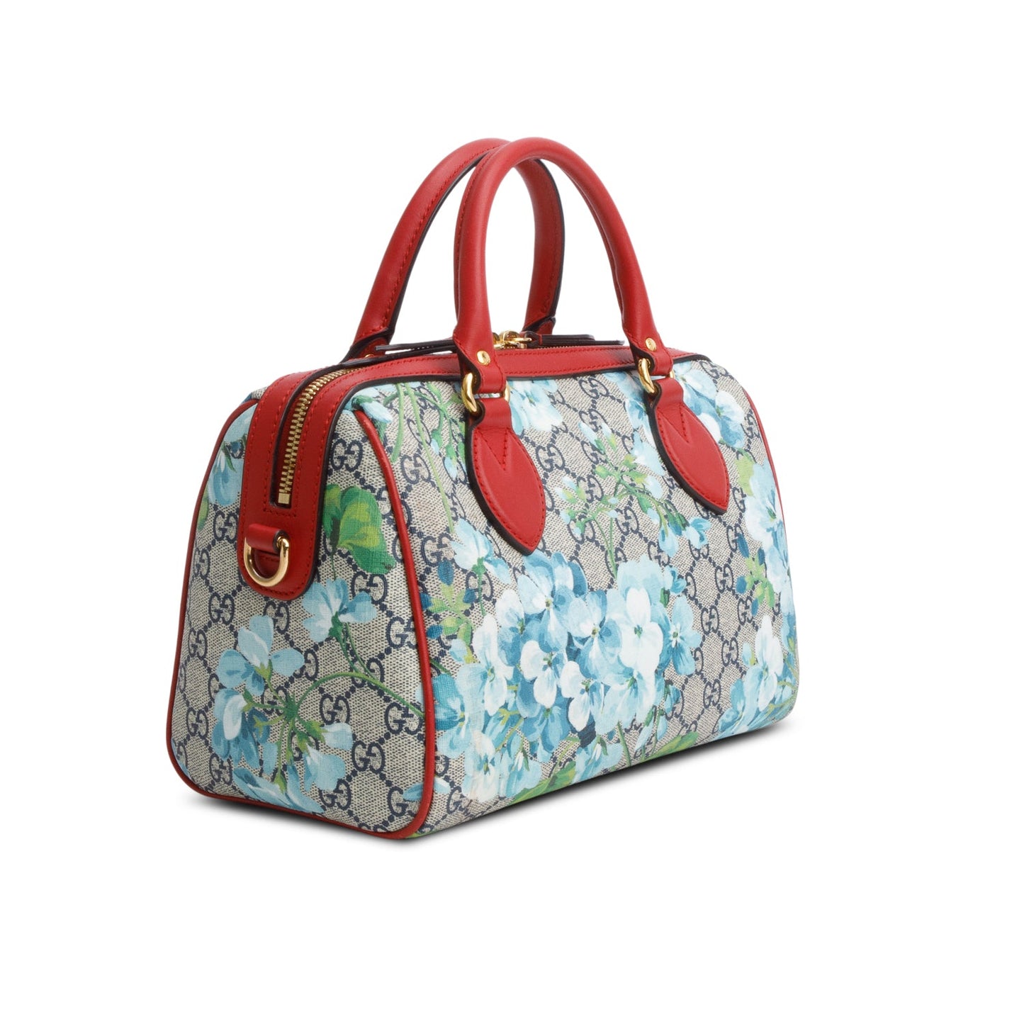 Gucci GG Supreme Monogram Blooms Small Boston Bag