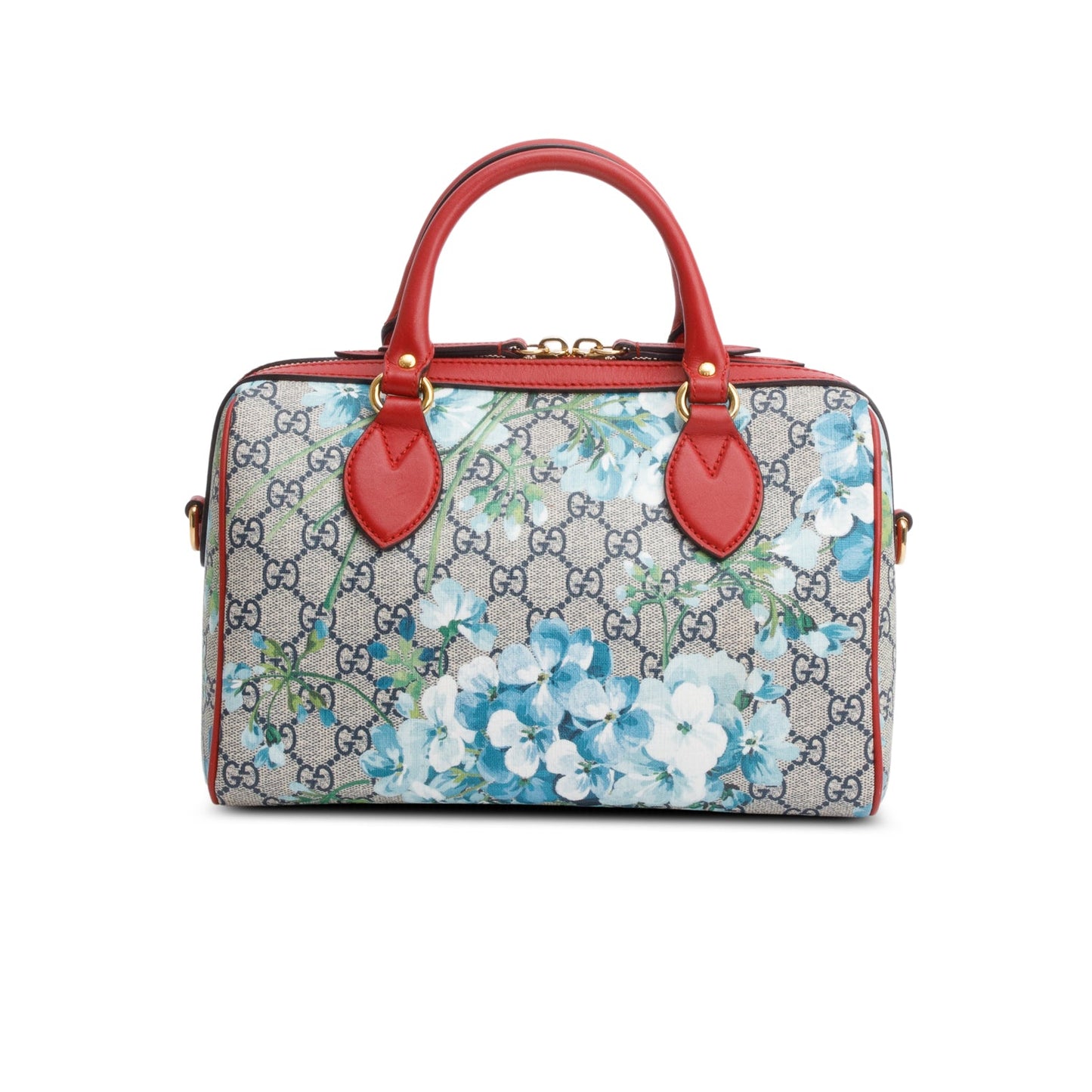 Gucci GG Supreme Monogram Blooms Small Boston Bag