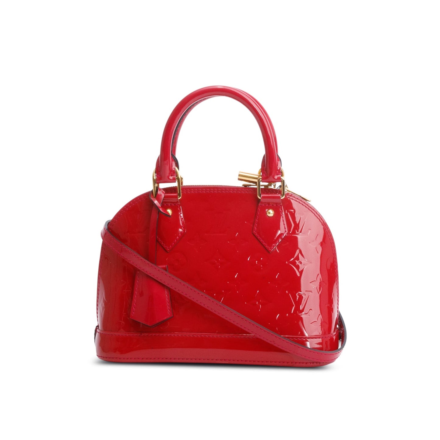 Louis Vuitton Red Vernis Alma BB