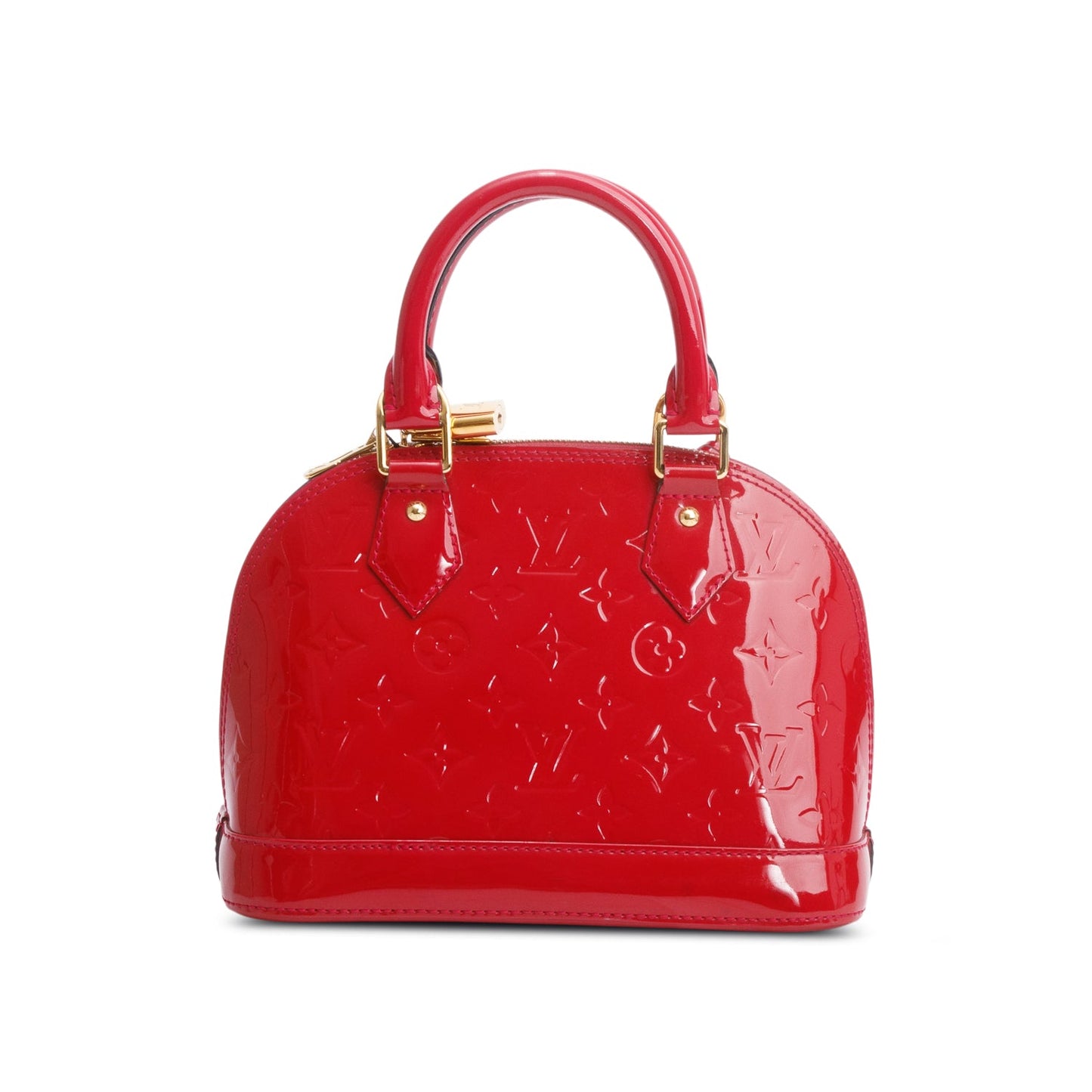 Louis Vuitton Red Vernis Alma BB