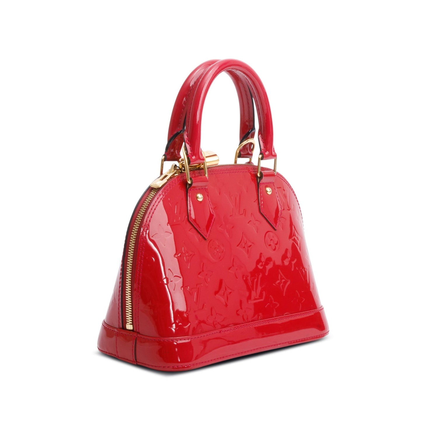 Louis Vuitton Red Vernis Alma BB