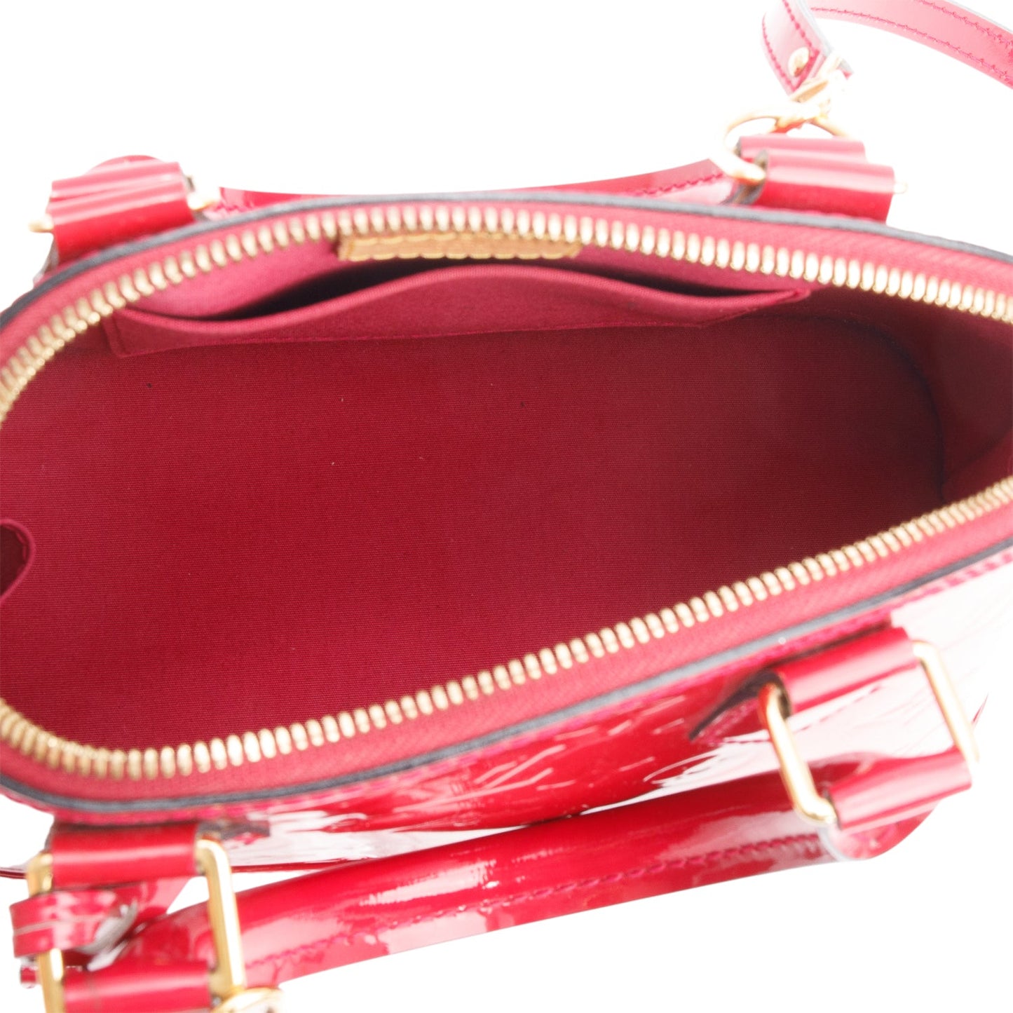 Louis Vuitton Red Vernis Alma BB