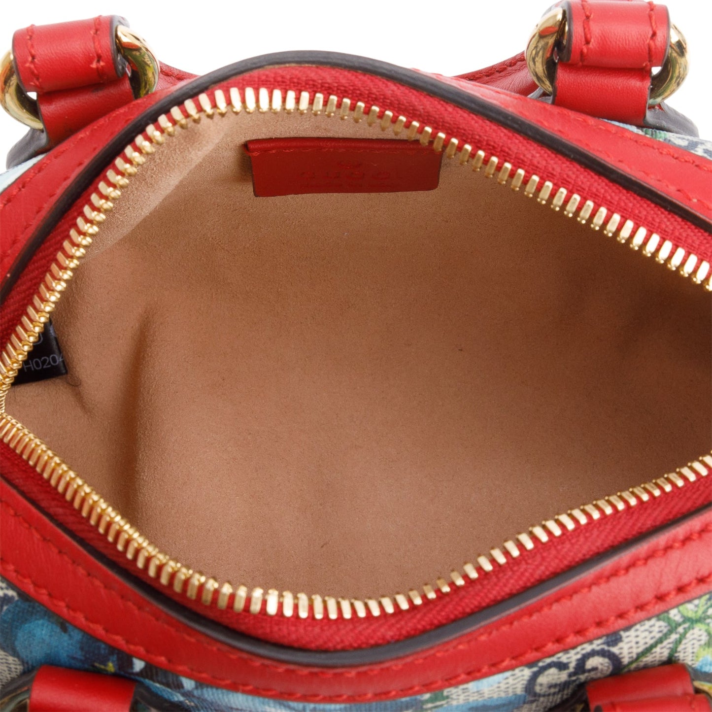 Gucci GG Supreme Monogram Blooms Nano Boston Bag