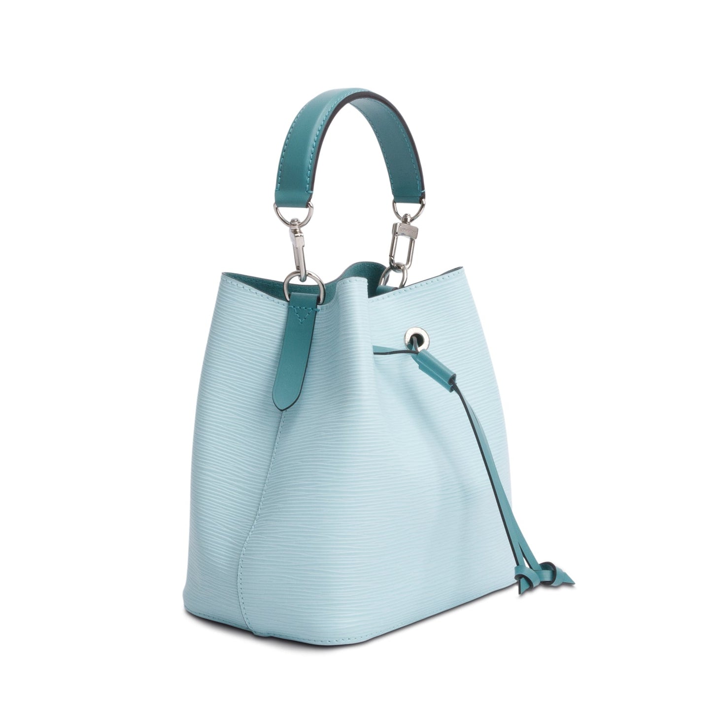 Louis Vuitton Blue Epi Leather Noe BB Bucket Bag