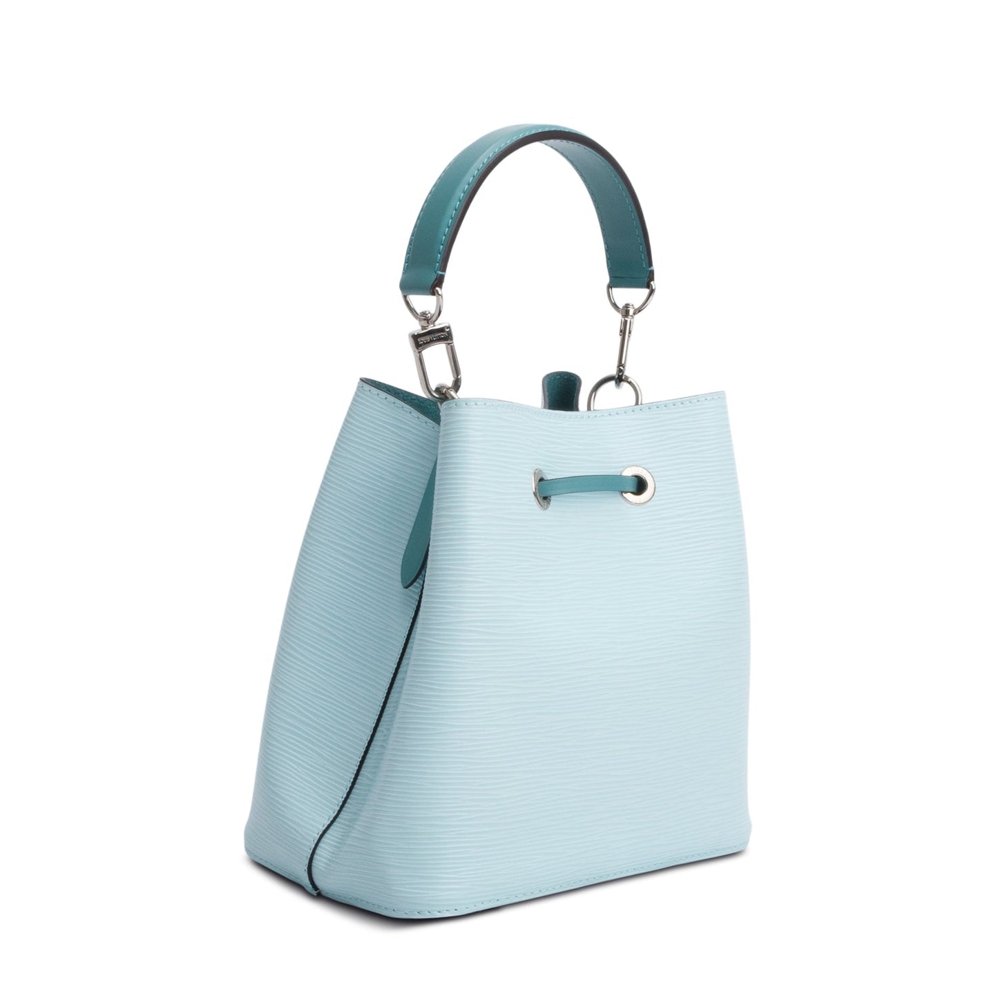Louis Vuitton Blue Epi Leather Noe BB Bucket Bag