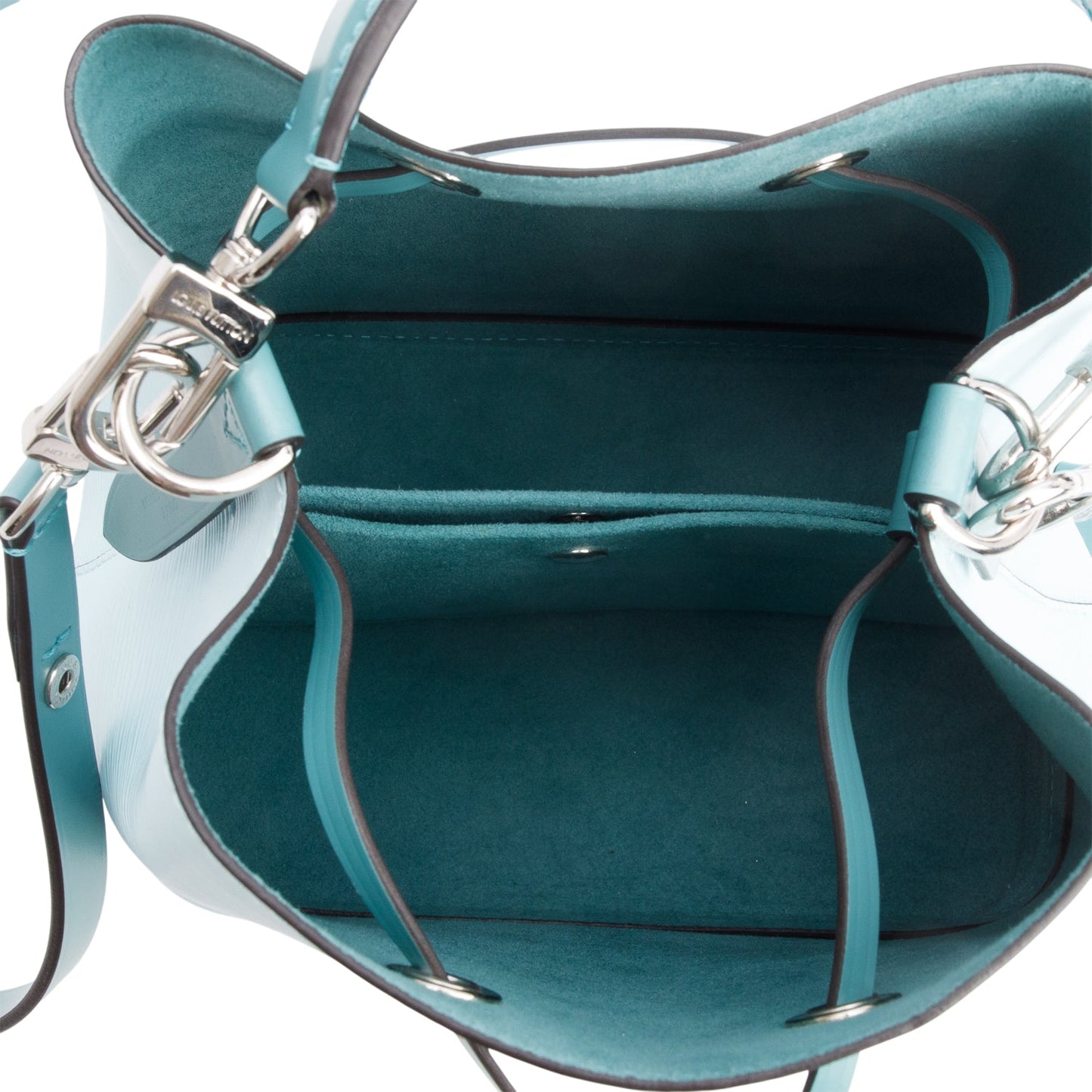 Louis Vuitton Blue Epi Leather Noe BB Bucket Bag