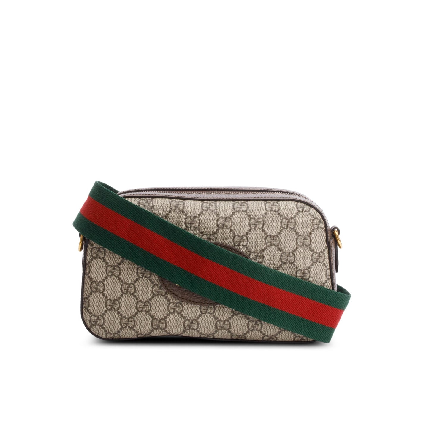 Gucci 2022 GG Supreme Monogram Web Neo Vintage Shoulder Bag
