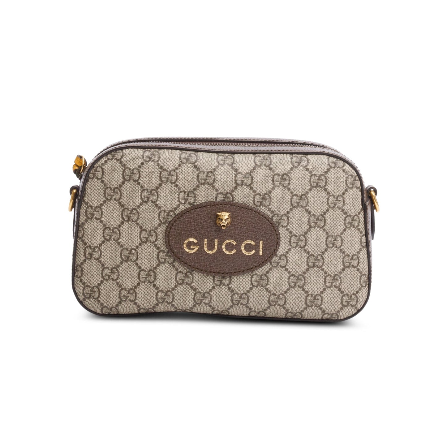Gucci 2022 GG Supreme Monogram Web Neo Vintage Shoulder Bag