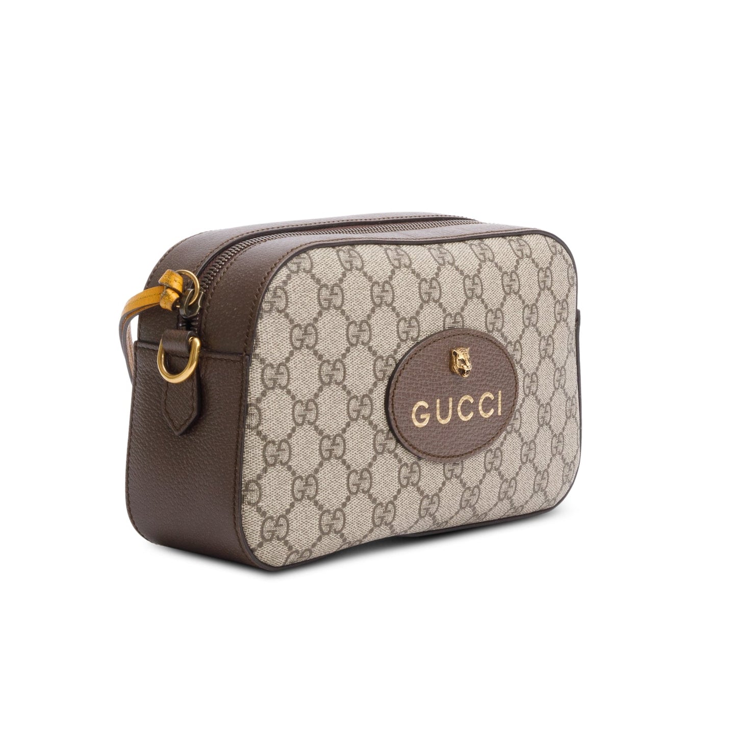 Gucci 2022 GG Supreme Monogram Web Neo Vintage Shoulder Bag