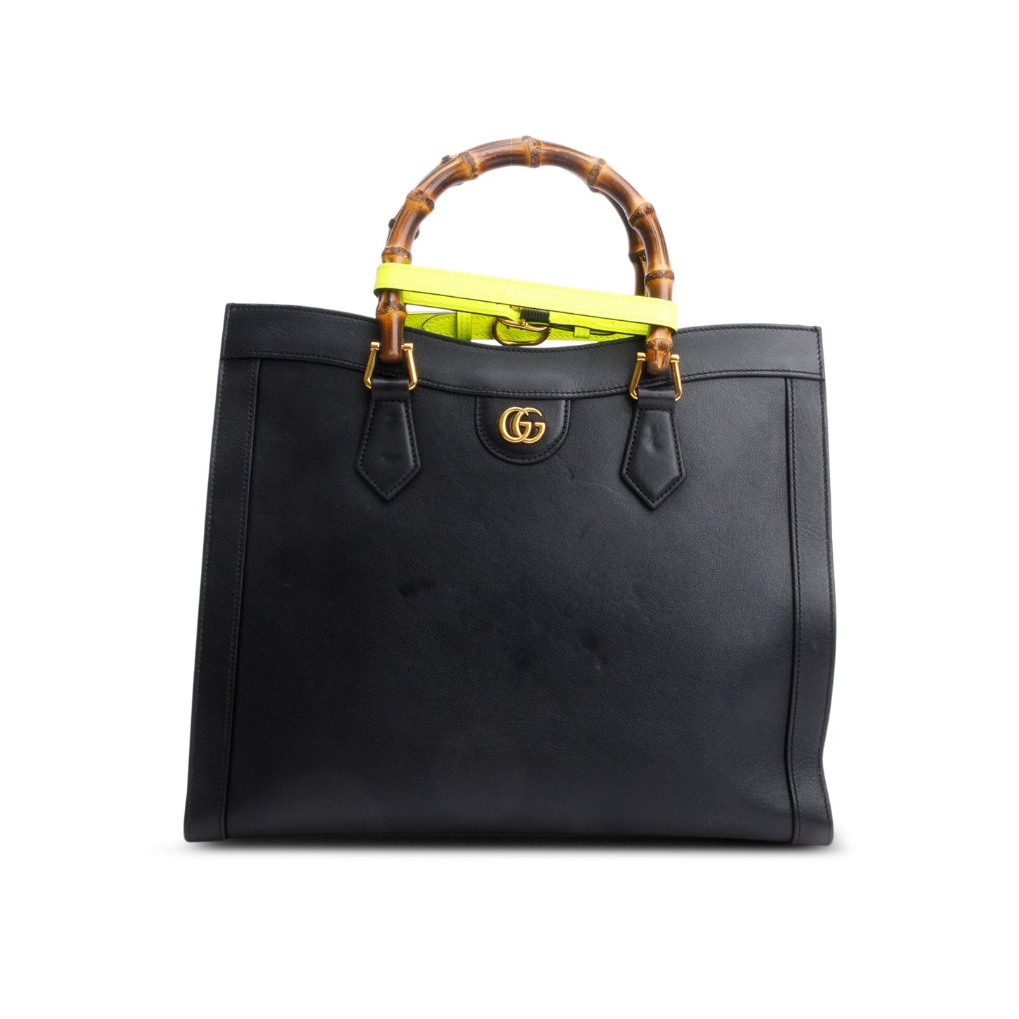 Gucci Black Calfskin Large Diana Tote
