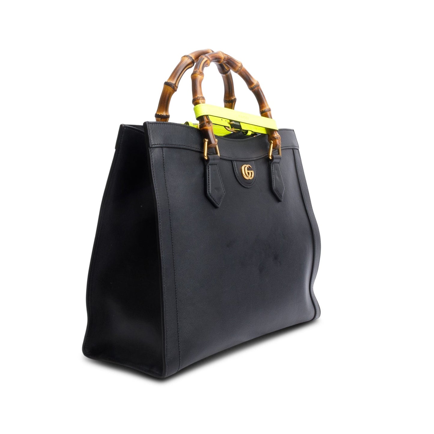 Gucci Black Calfskin Large Diana Tote