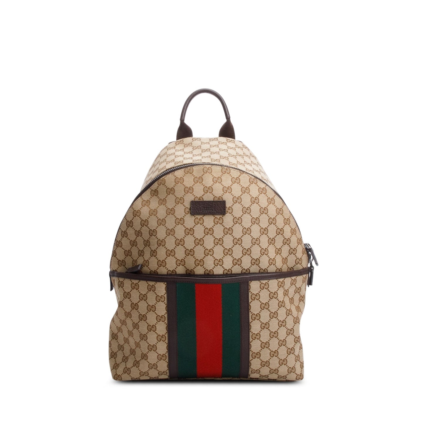 Gucci GG Supreme Canvas Web Backpack