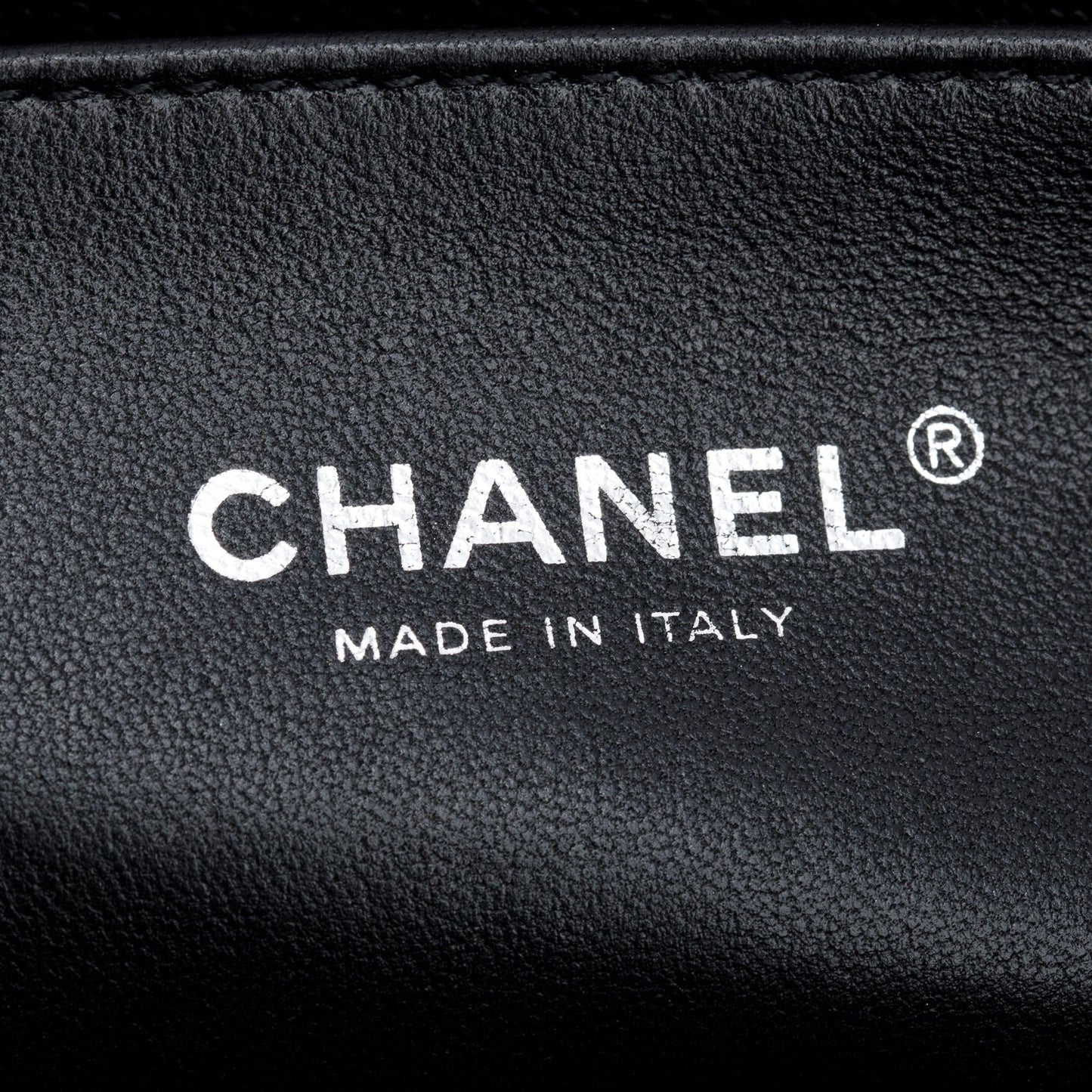 Chanel Black Caviar Quilted Medium Boy Bag