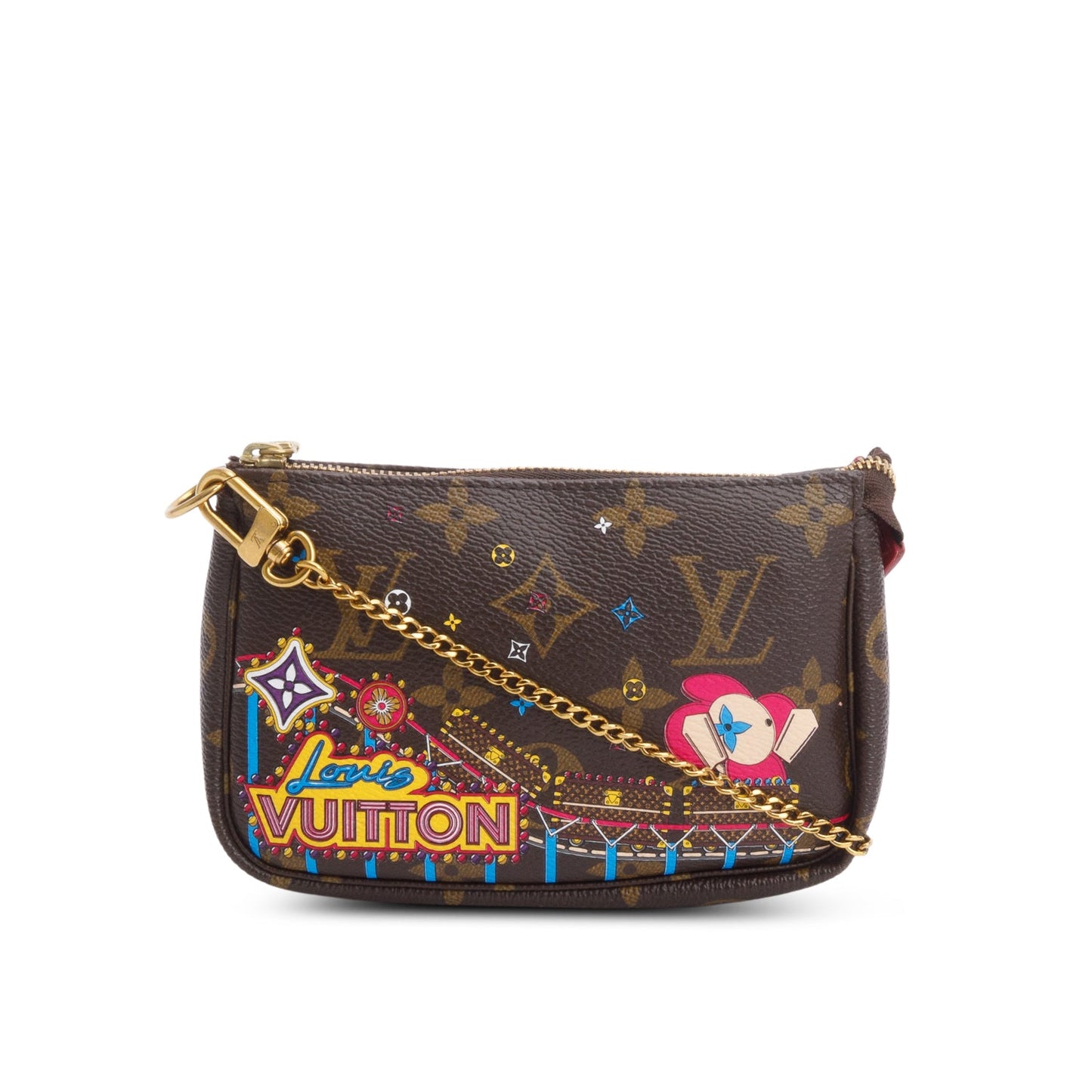 Louis Vuitton 2020 Monogram Animation Roller Coaster Mini Pochette Accessories