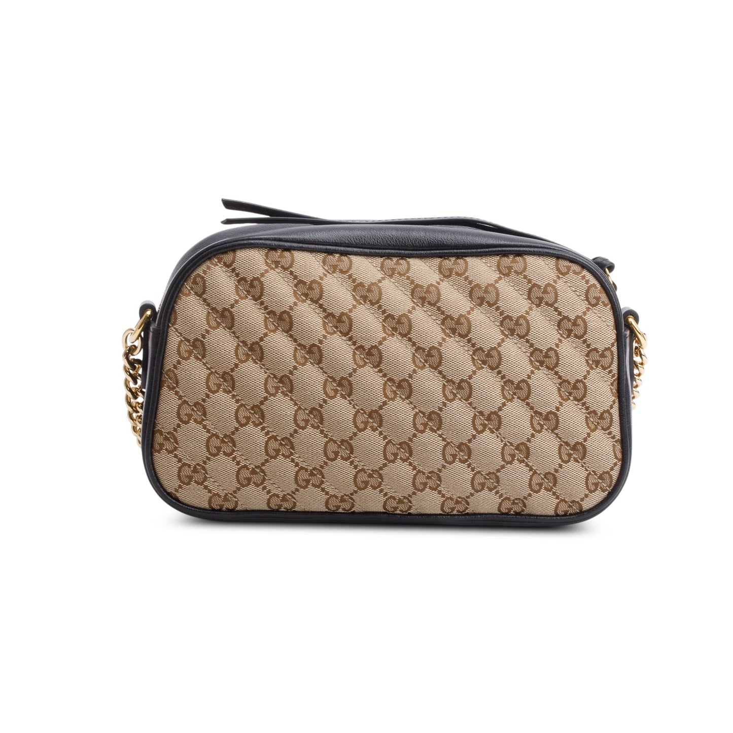 Gucci 2022 Monogram Matelasse Small GG Marmont Chain Shoulder Bag