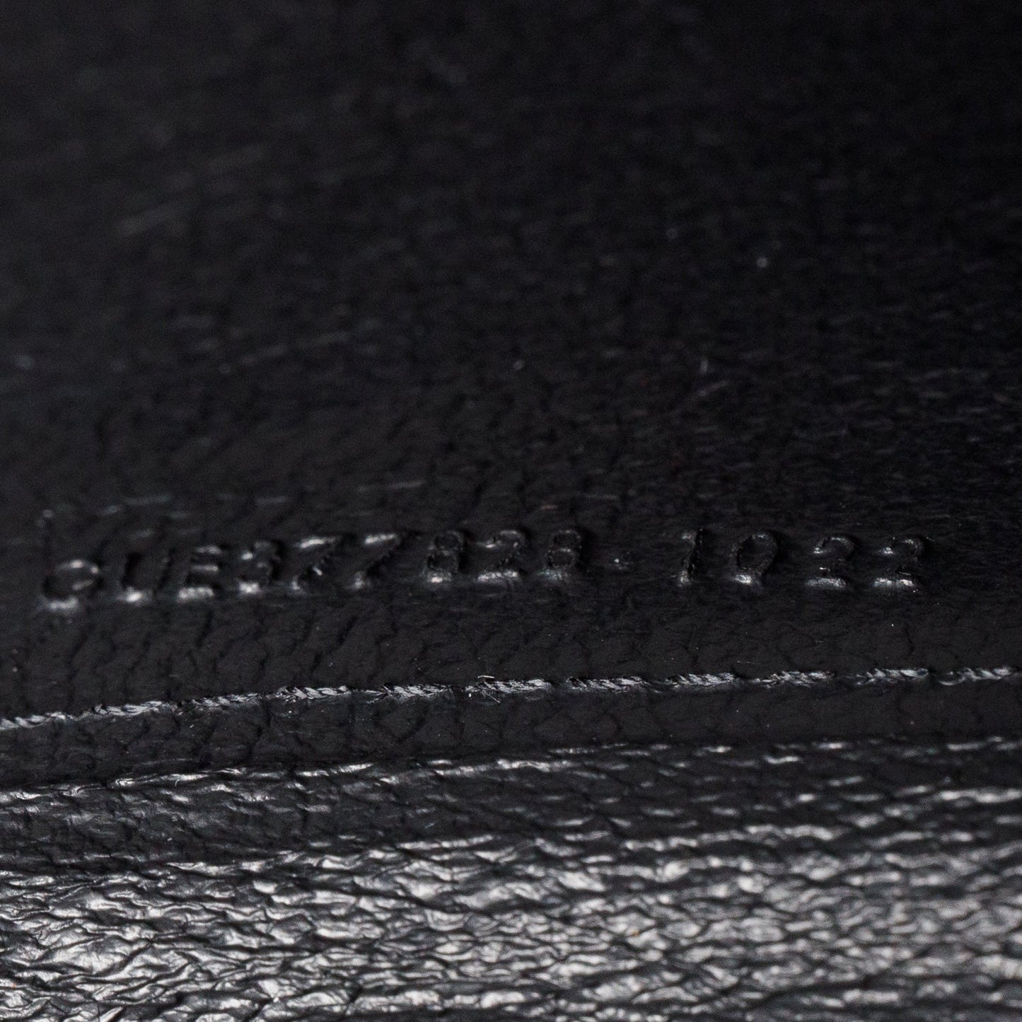 Saint Laurent 2022 Black Grain De Poudre Leather Cassandre Envelope Chain Wallet