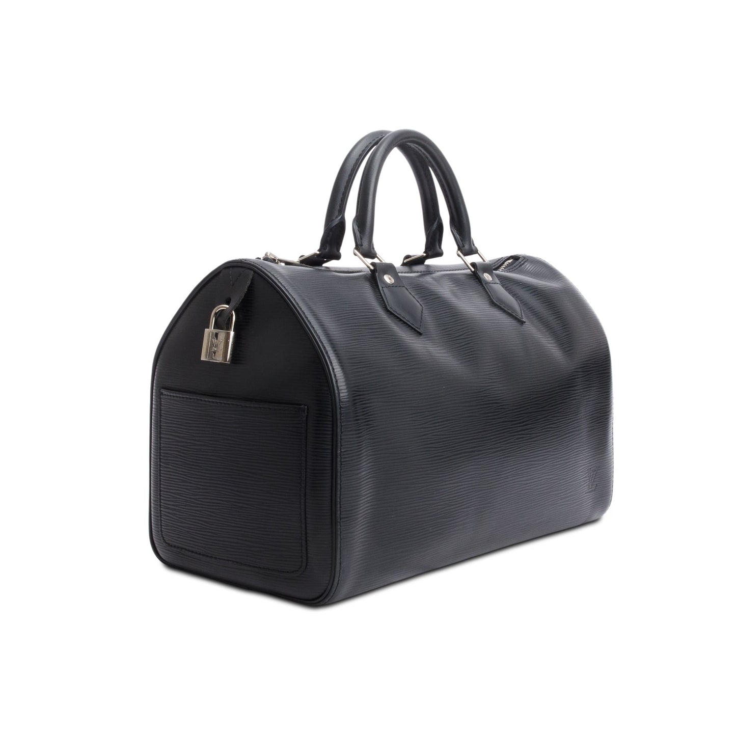 Louis Vuitton Black Epi Leather Speedy 35