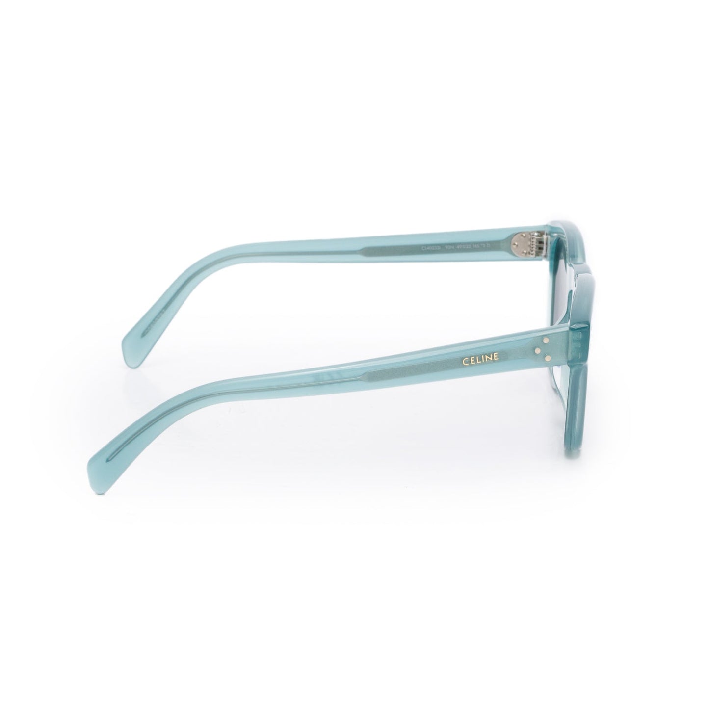Celine CL40233I Blue Acetate Round Sunglasses