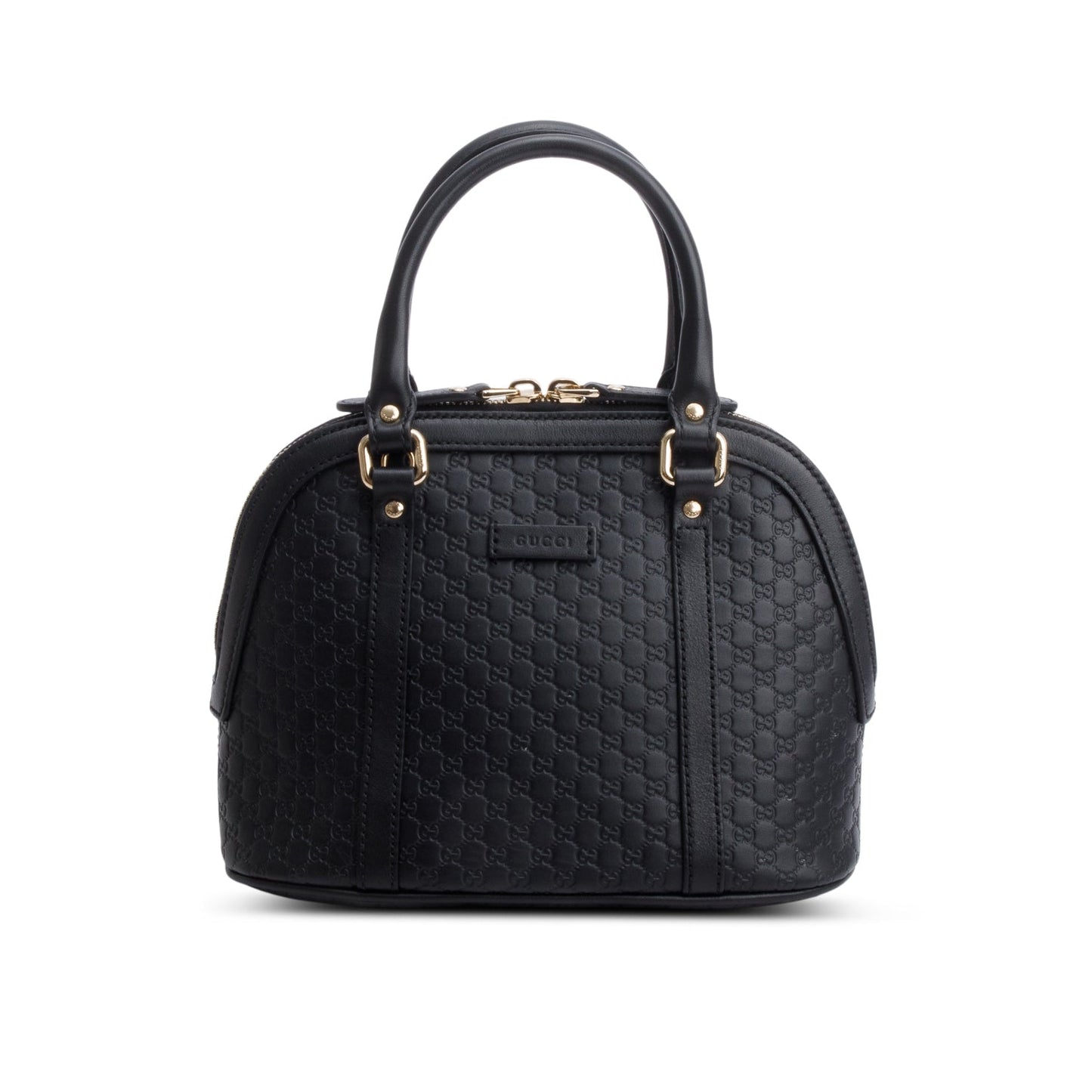 Gucci Black Microguccissima Leather Mini Dome Bag
