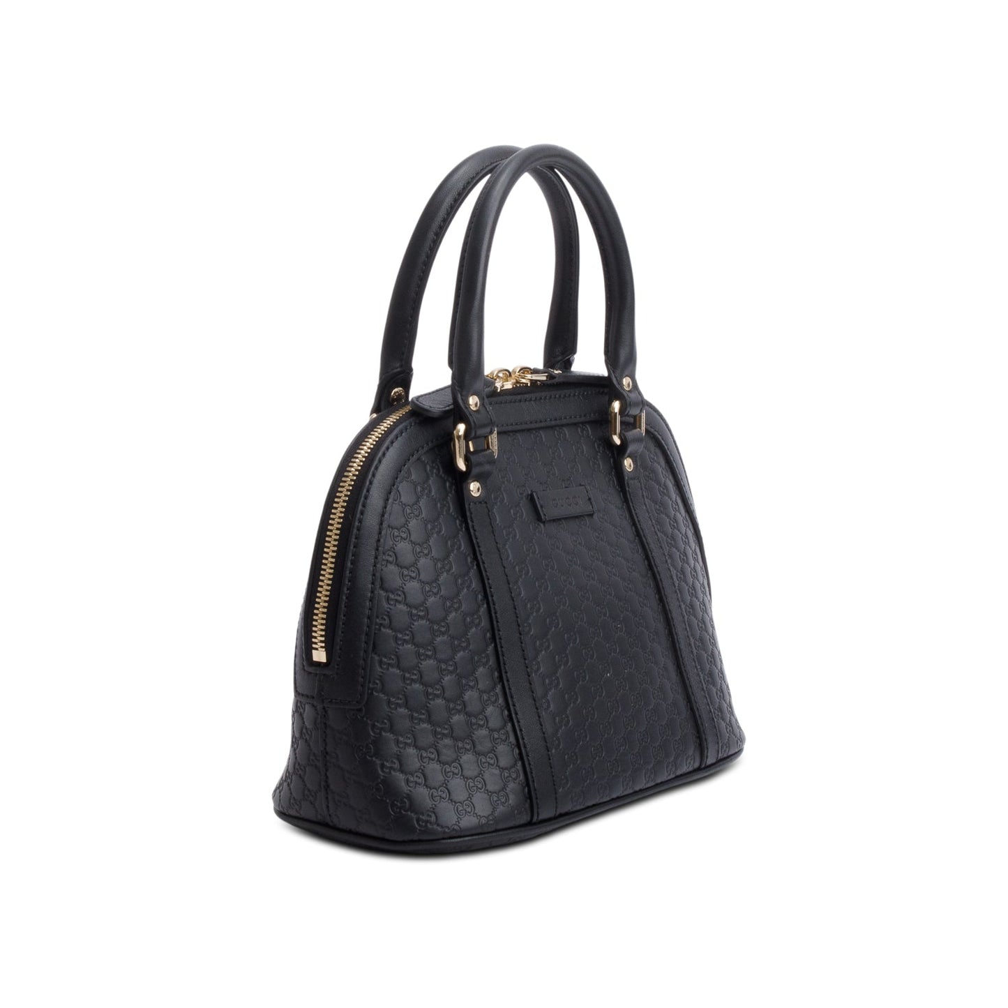 Gucci Black Microguccissima Leather Mini Dome Bag