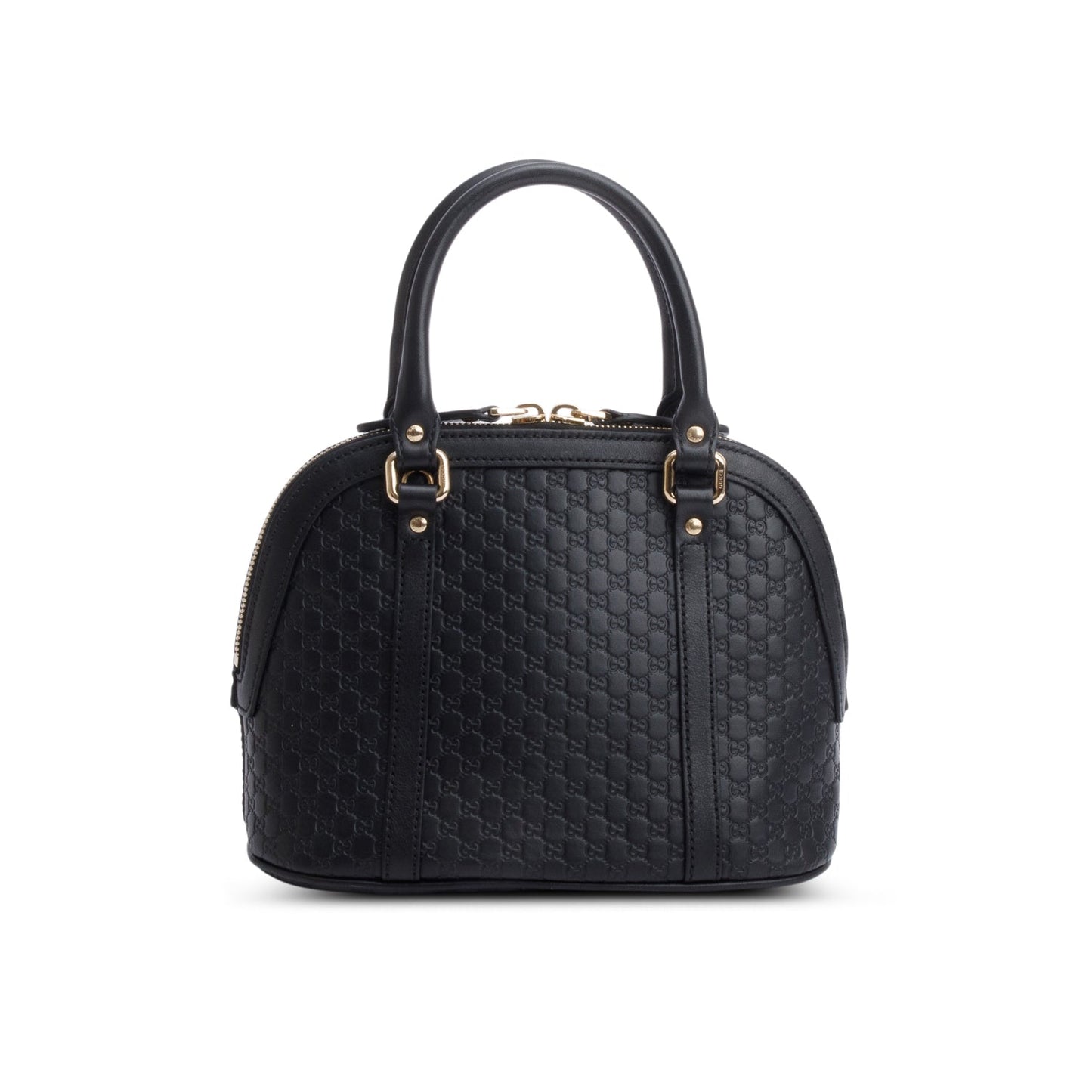 Gucci Black Microguccissima Leather Mini Dome Bag