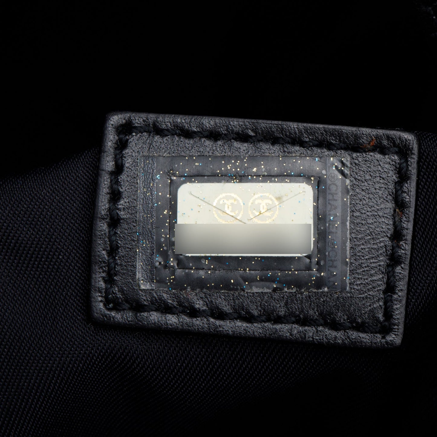 Chanel Black Nylon Travel Ligne Bowling Bag