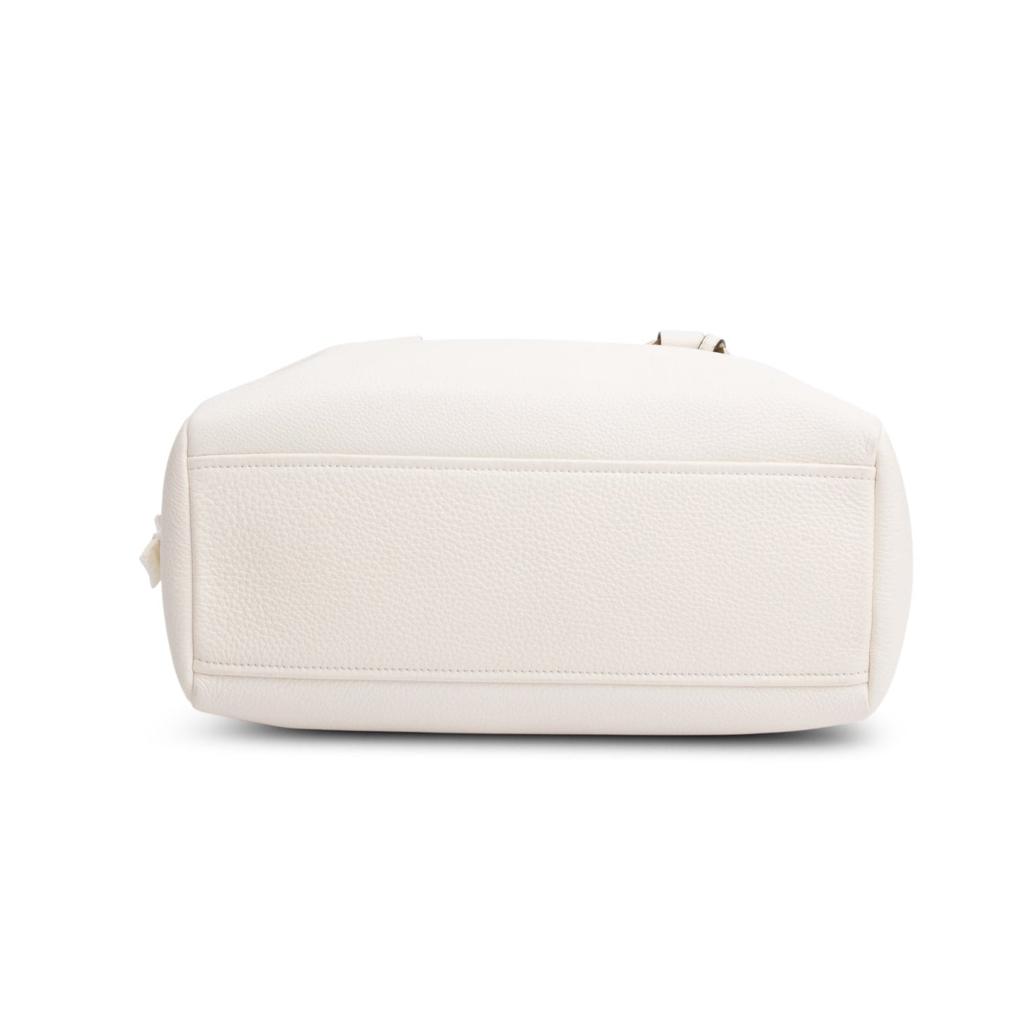 Prada Cream Vitello Phenix Convertible Bauletto Bag