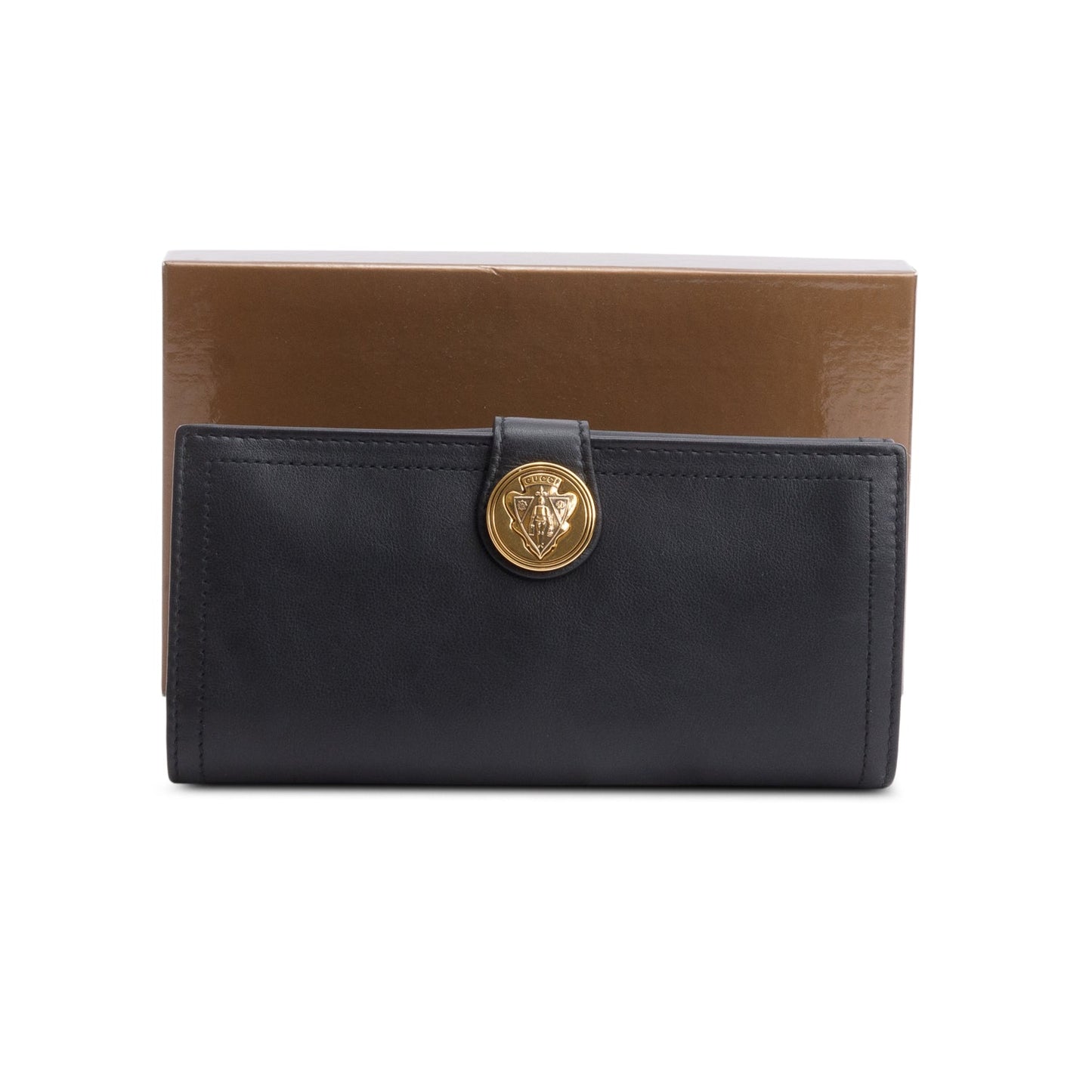 Gucci Black Calfskin Hysteria Continental Wallet
