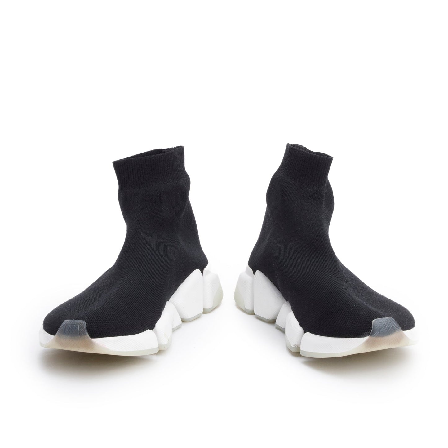 Balenciaga Black Knit Speed Trainer Sock Sneaker, Men's Size  43