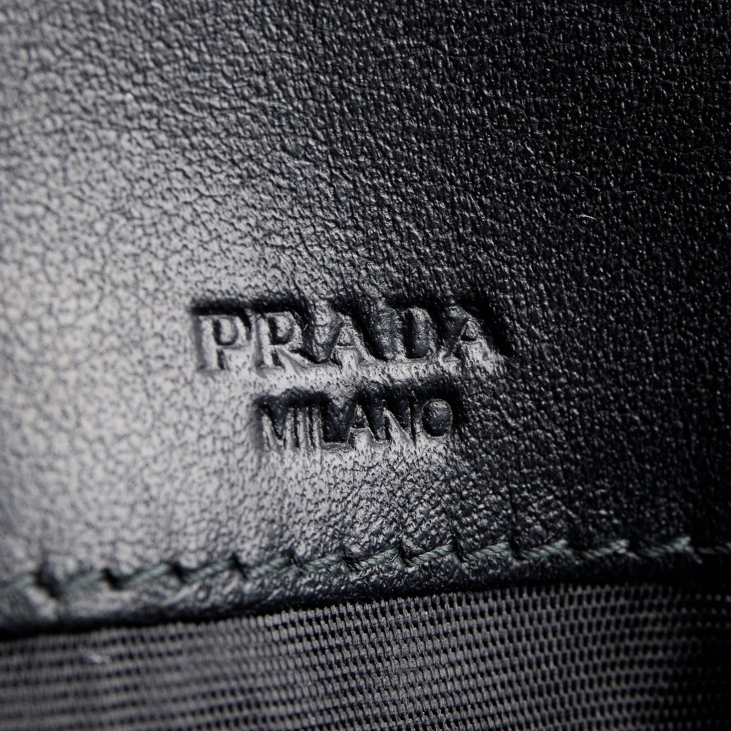 Prada Black Soft Calfskin Quilted Continental Wallet