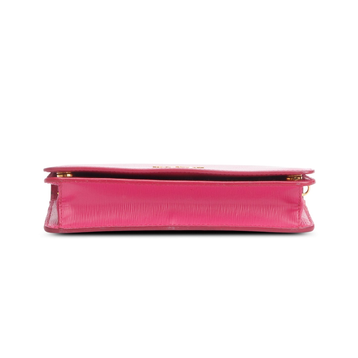 Prada Pink Vitello Move Wallet on Chain