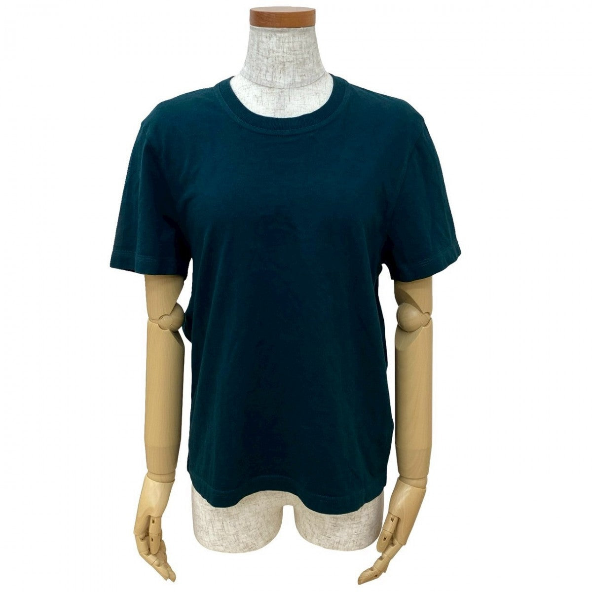 BOTTEGAVENETA Short sleeve T-shirt cotton green mens XS