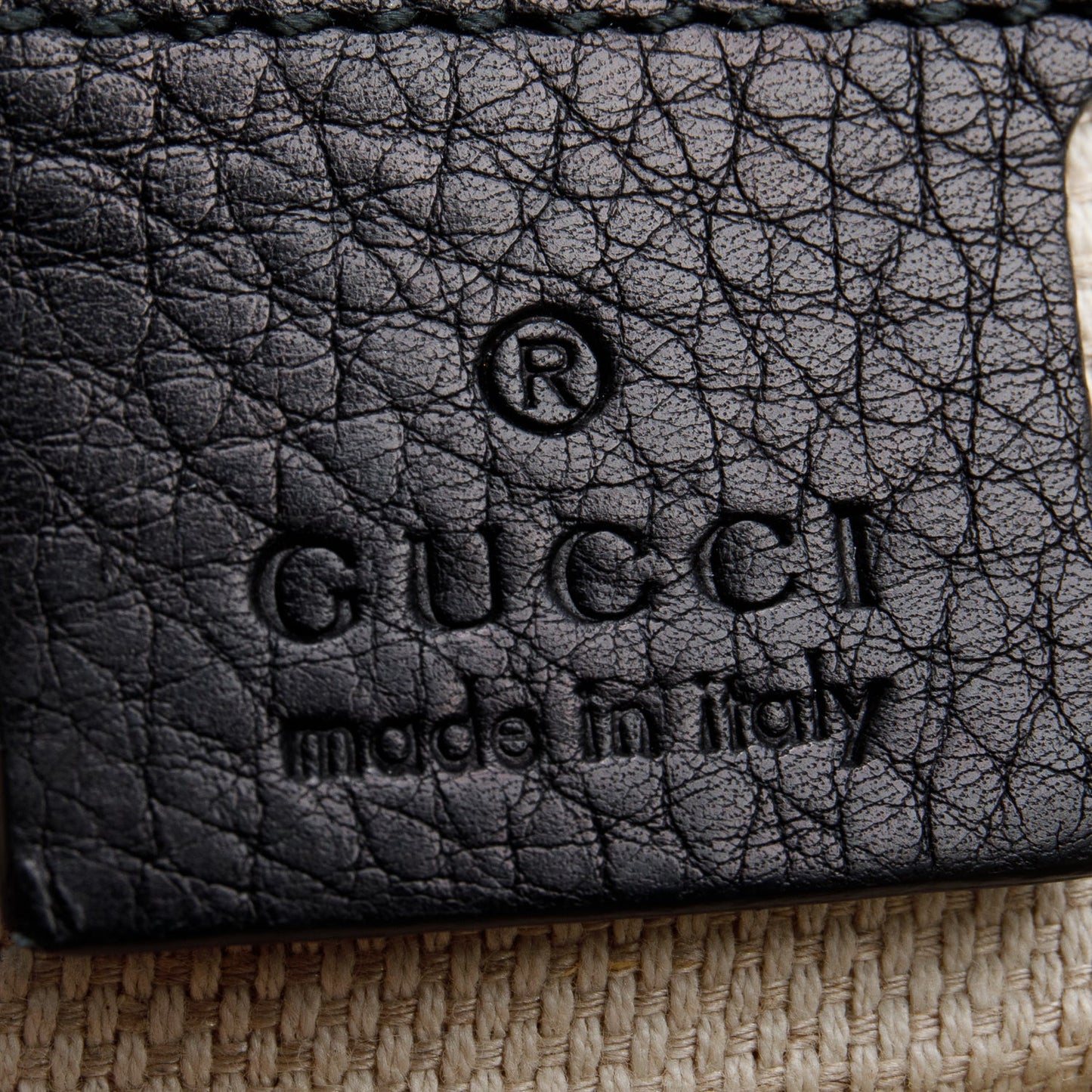 Gucci Black Leather Medium Soho Chain Crossbody Bag