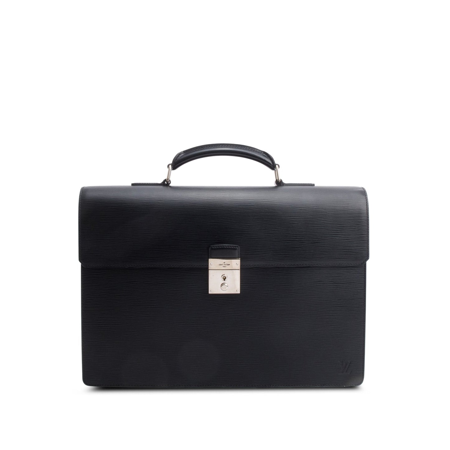 Louis Vuitton Black Epi Leather Robusto 2 Compartment Briefcase