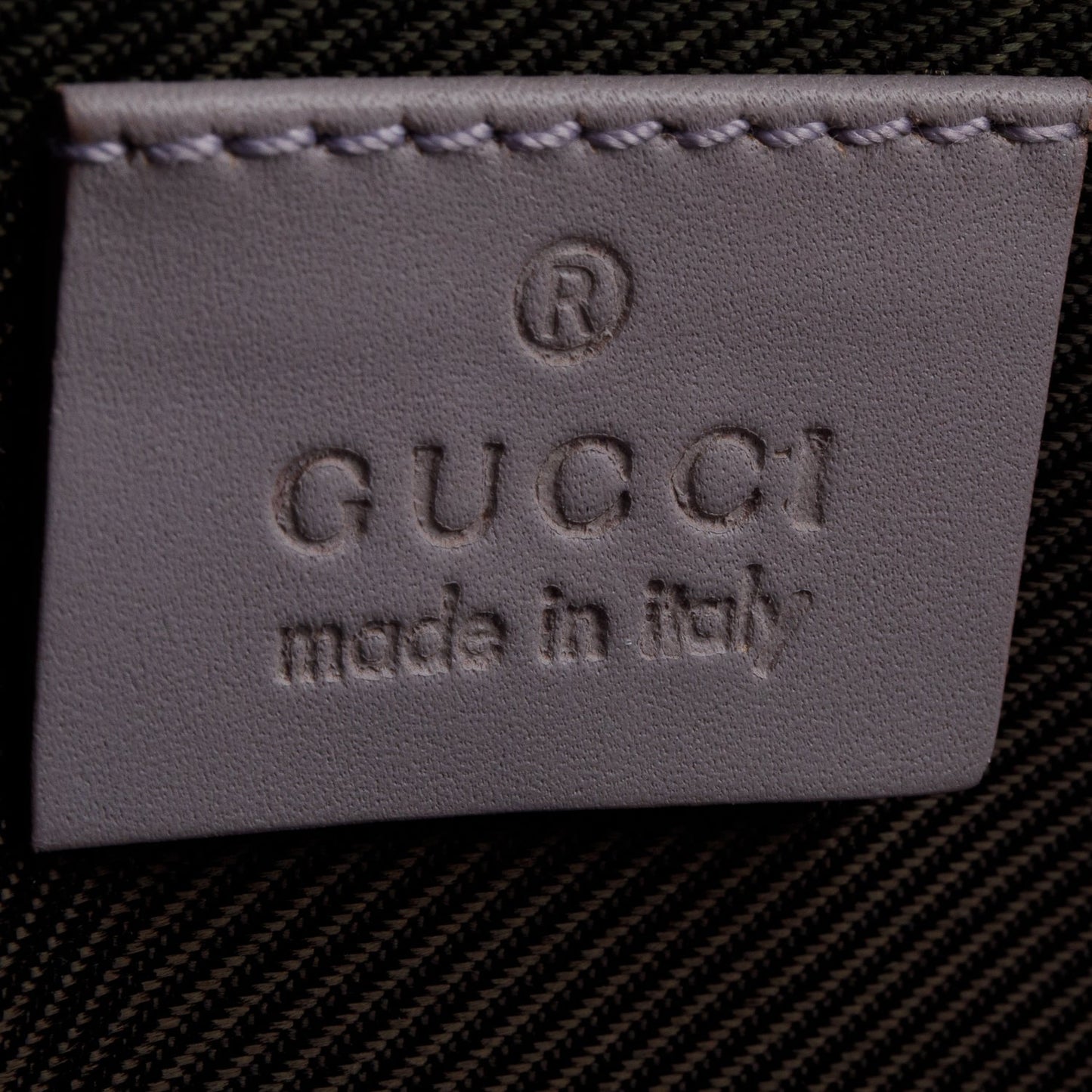Gucci Purple GG Canvas Boat Pochette