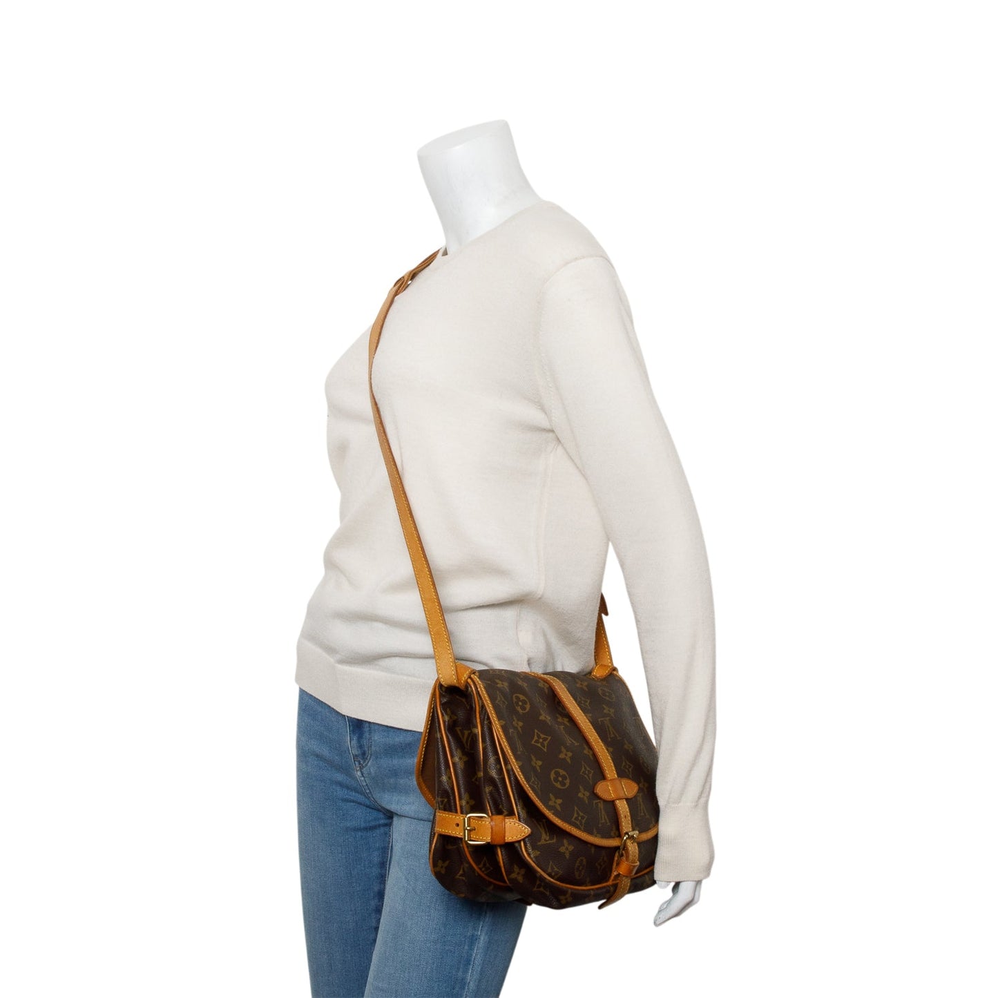 Louis Vuitton Monogram Saumur 25 Crossbody Bag