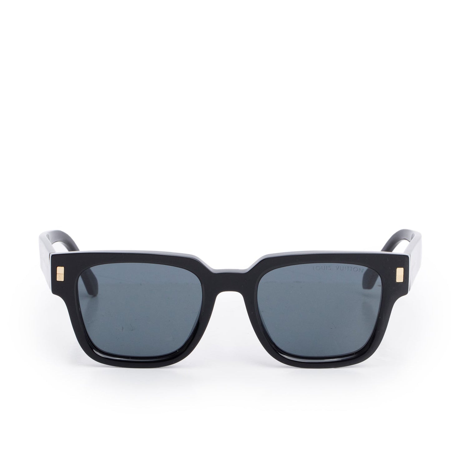 Louis Vuitton 2025 Z1496E Black Acetate Excape Square Sunglasses