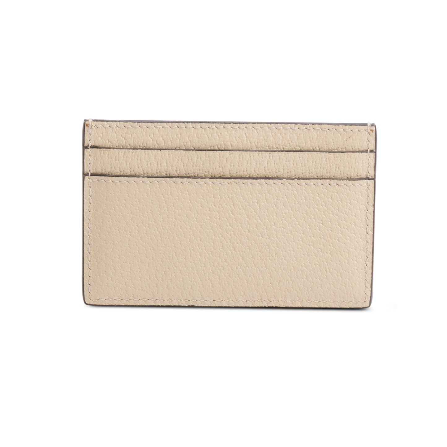 Gucci Beige Calfskin Grey Econyl Off The Grid Card Holder