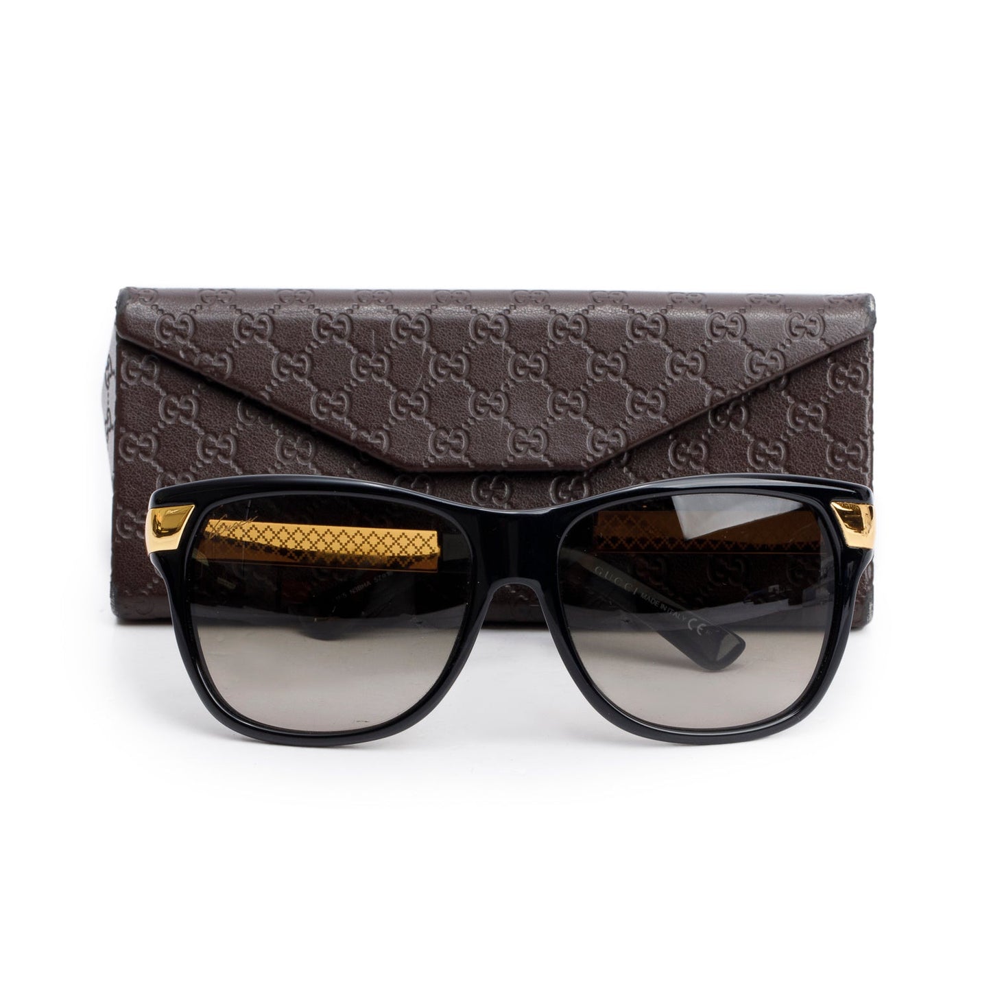 Gucci GG3611/S Black Acetate Square Sunglasses