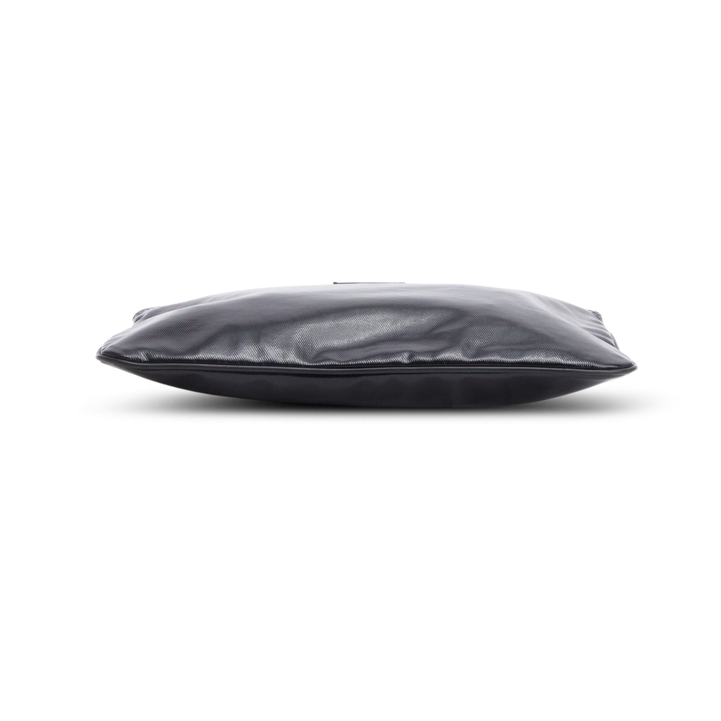 Gucci Black Patent Leather Zip Pouch