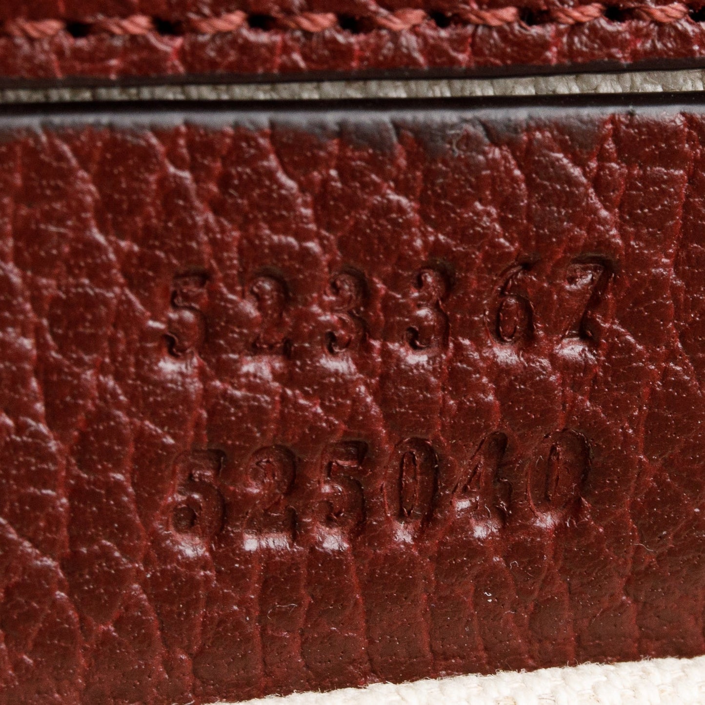 Gucci Burgundy Calfskin Leather Dionysus Bamboo Mini Top Handle Bag