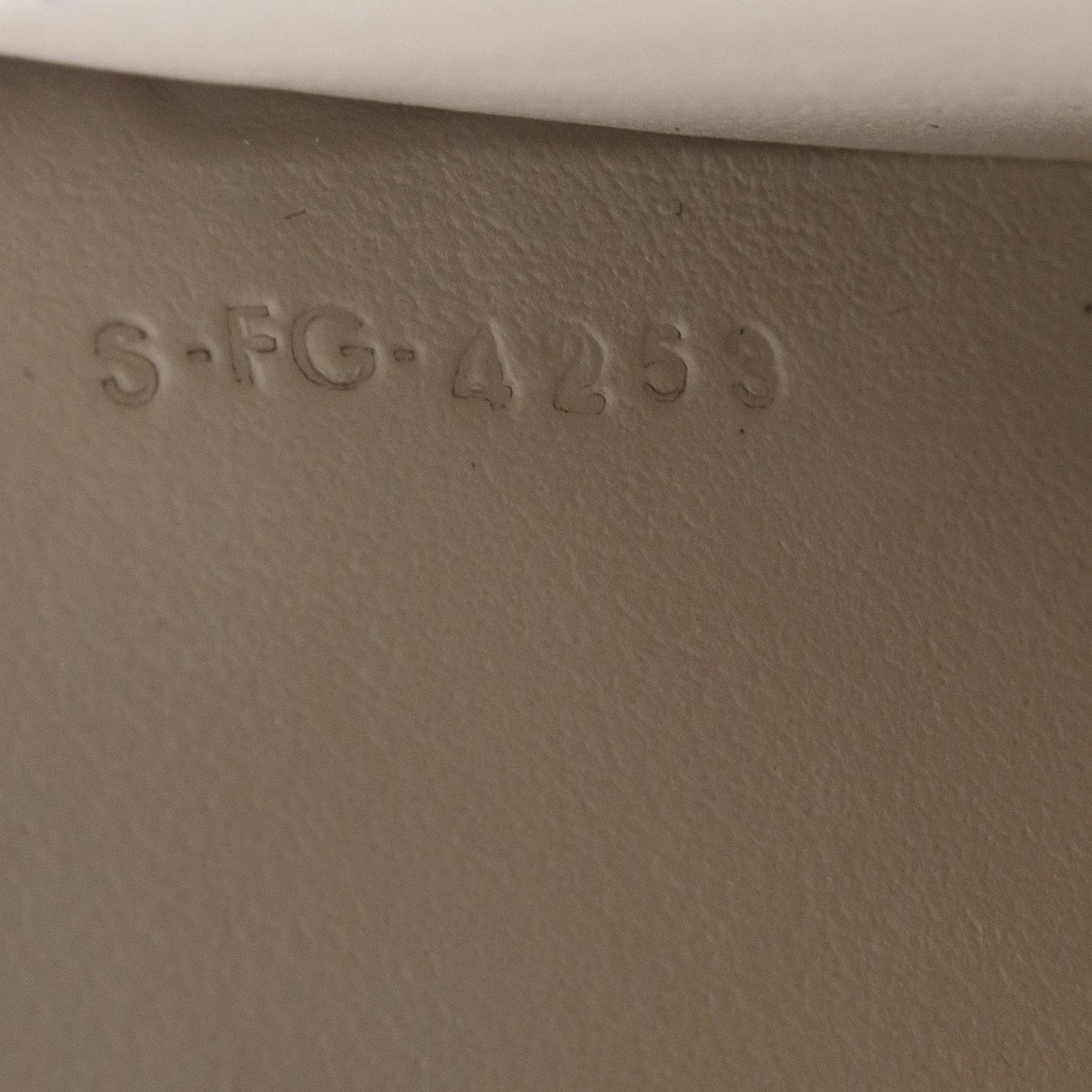Celine 2023 Neutral Leather Triomphe  Logo Card Holder