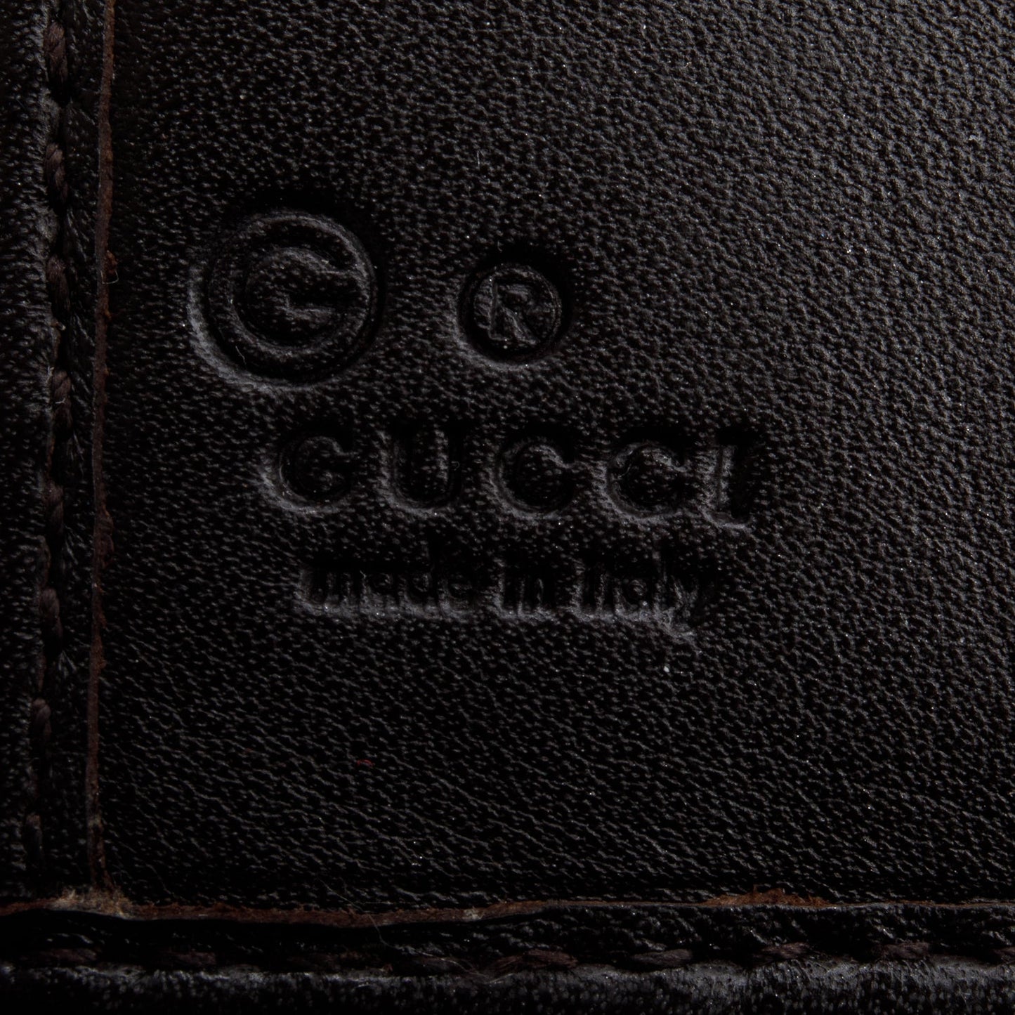 Gucci Brown Microguccissima Leather Zip Around Wallet Organizer
