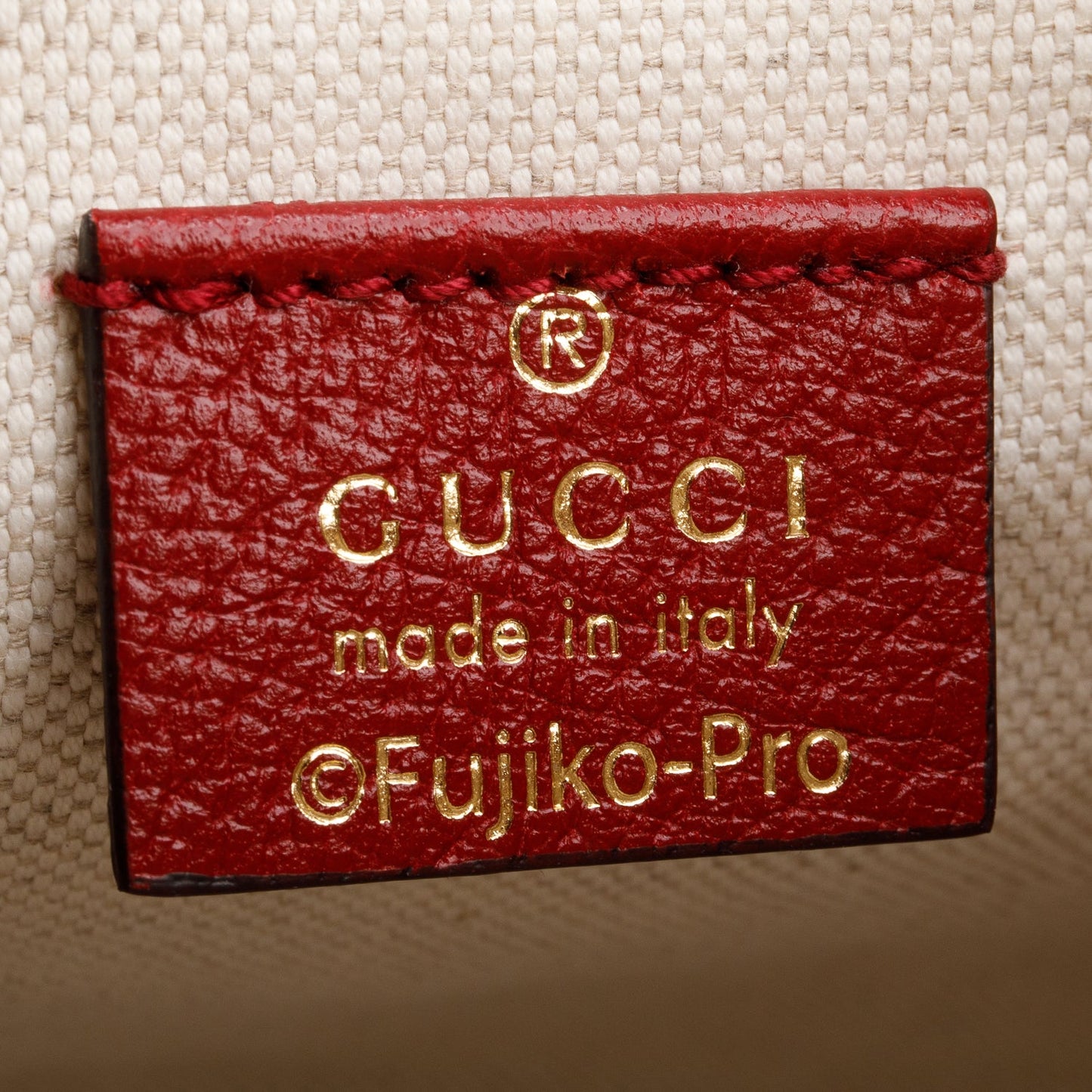 Gucci x Doraemon Mini GG Supreme Mini Bucket Bag