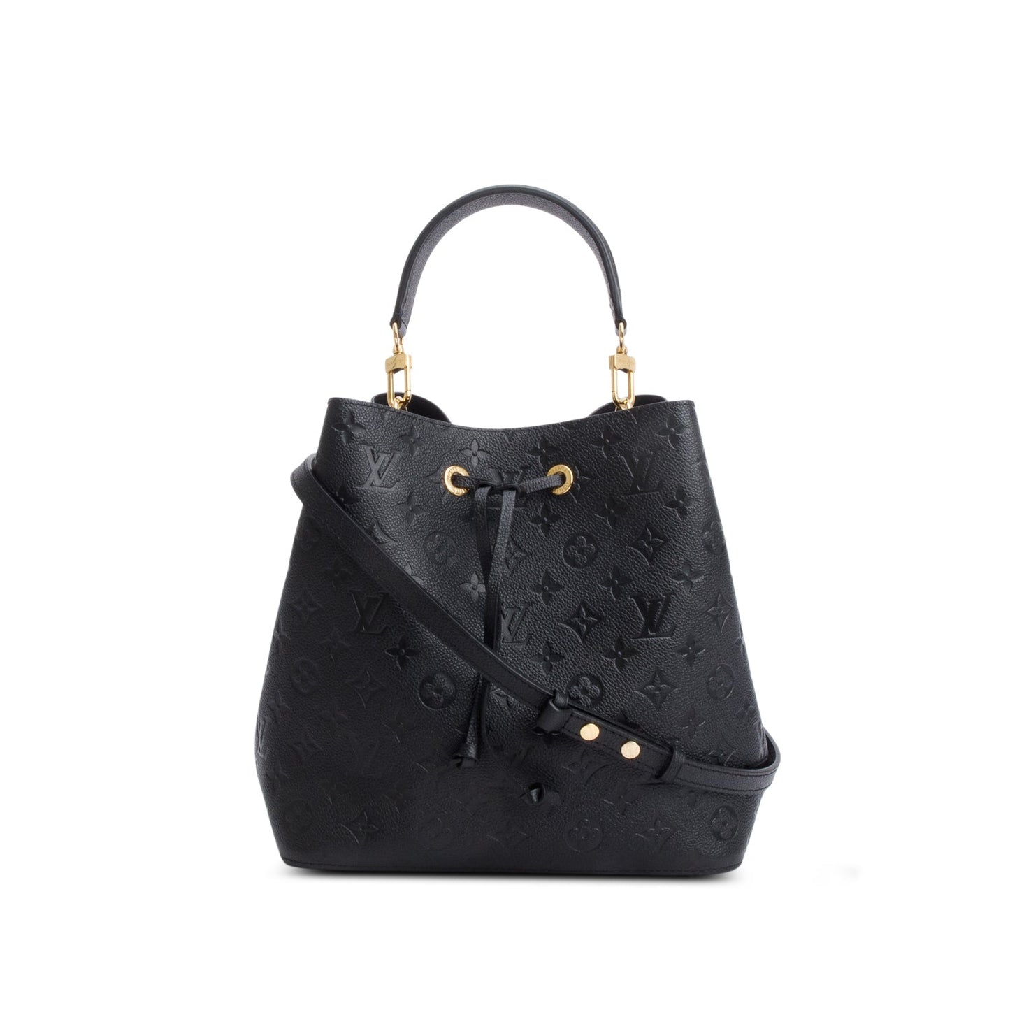 Louis Vuitton Black Monogram Empreinte Leather Neonoe MM