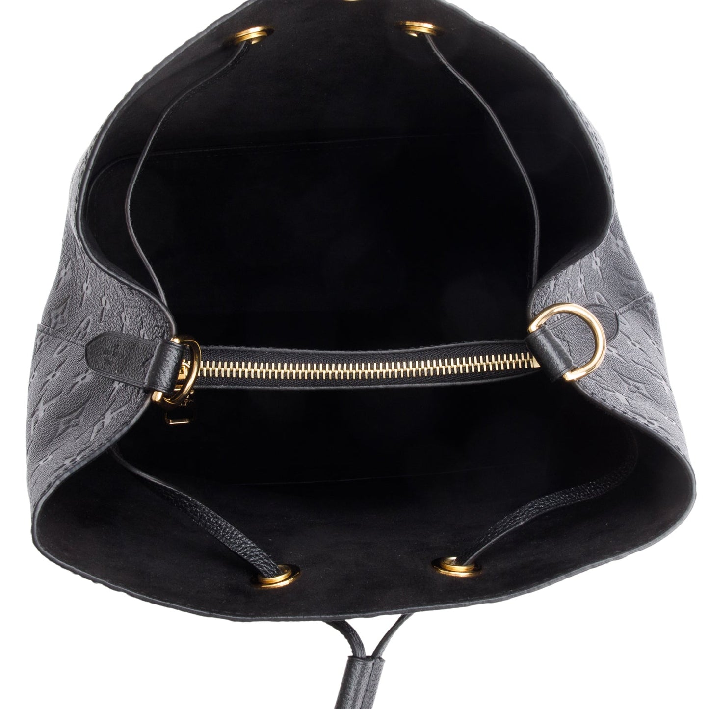 Louis Vuitton Black Monogram Empreinte Leather Neonoe MM