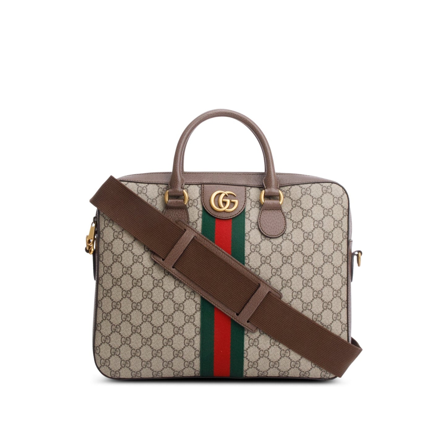 Gucci GG Supreme Web Ophidia Briefcase