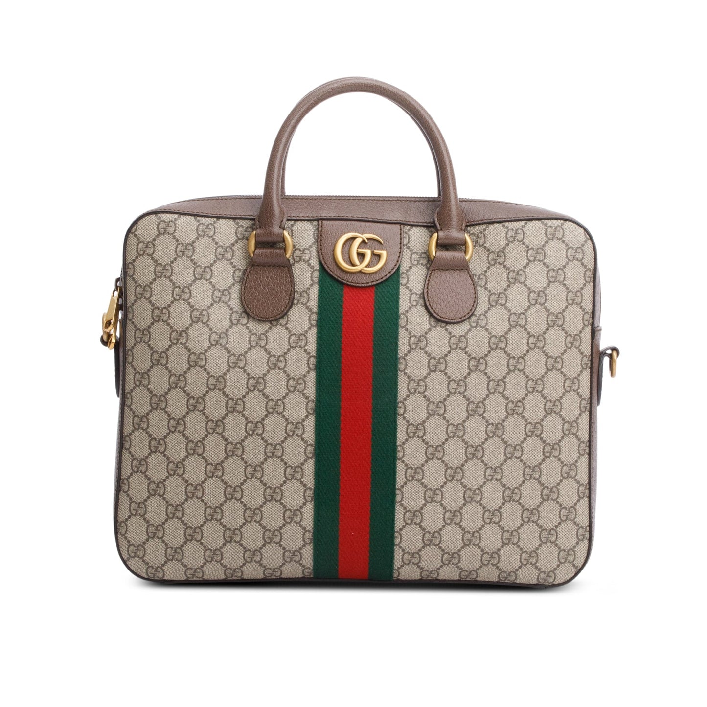 Gucci GG Supreme Web Ophidia Briefcase