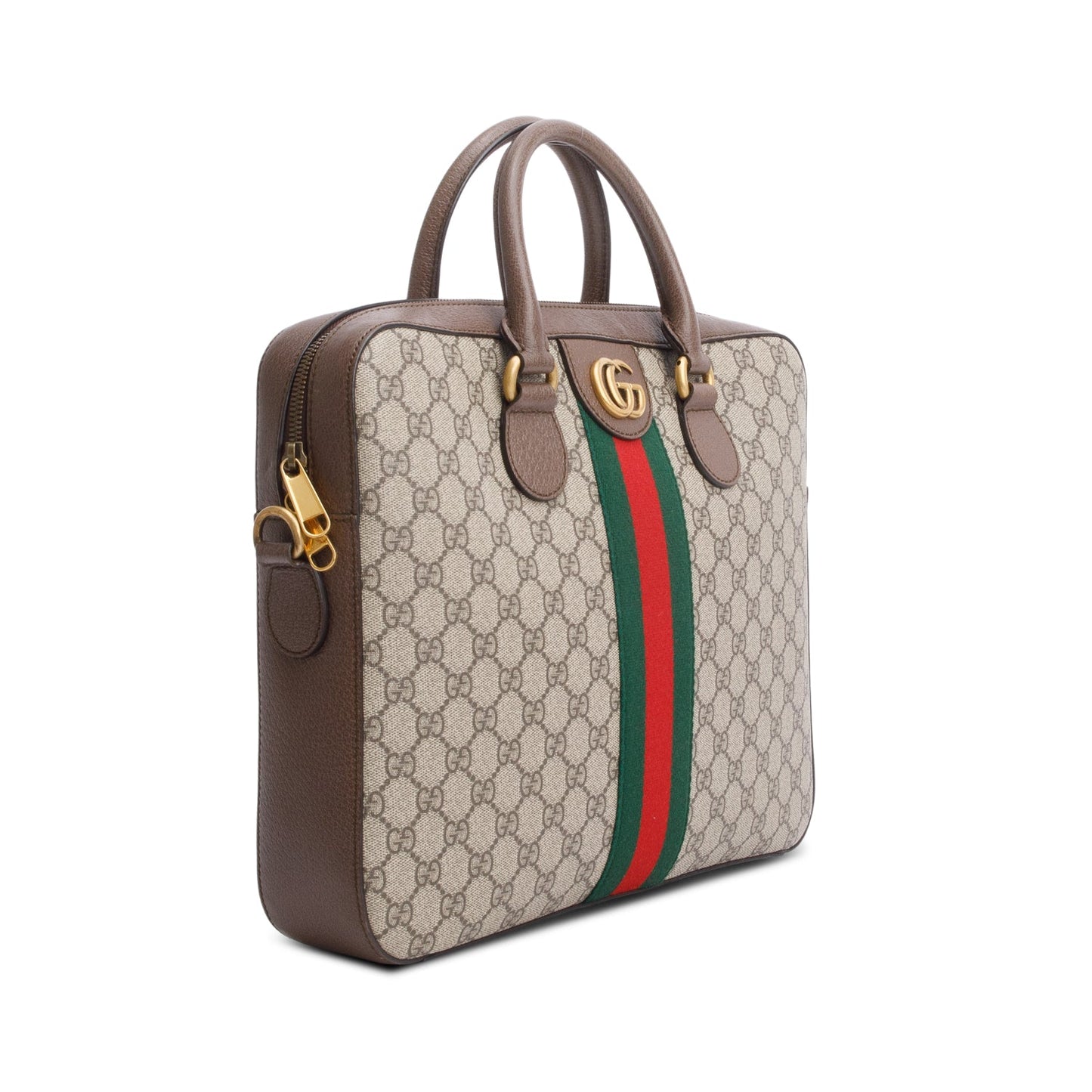 Gucci GG Supreme Web Ophidia Briefcase